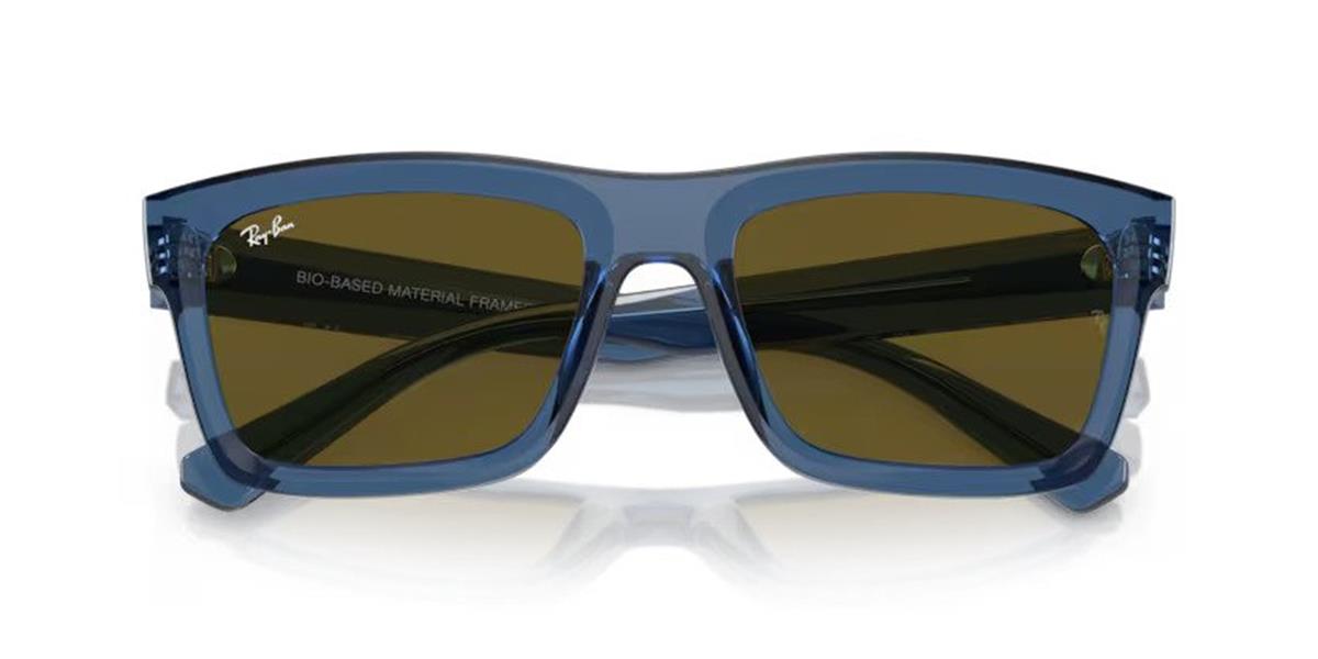 Ray-Ban 4396 Warren 6680/73 Unisex Şeffaf Koyu Mavi Güneş Gözlüğü