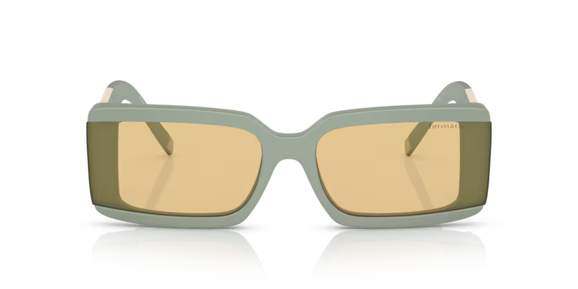 Tiffany & Co. TF4197 8365/8 Su Yeşili Köşeli Kemik Kadın Güneş Gözlüğü
