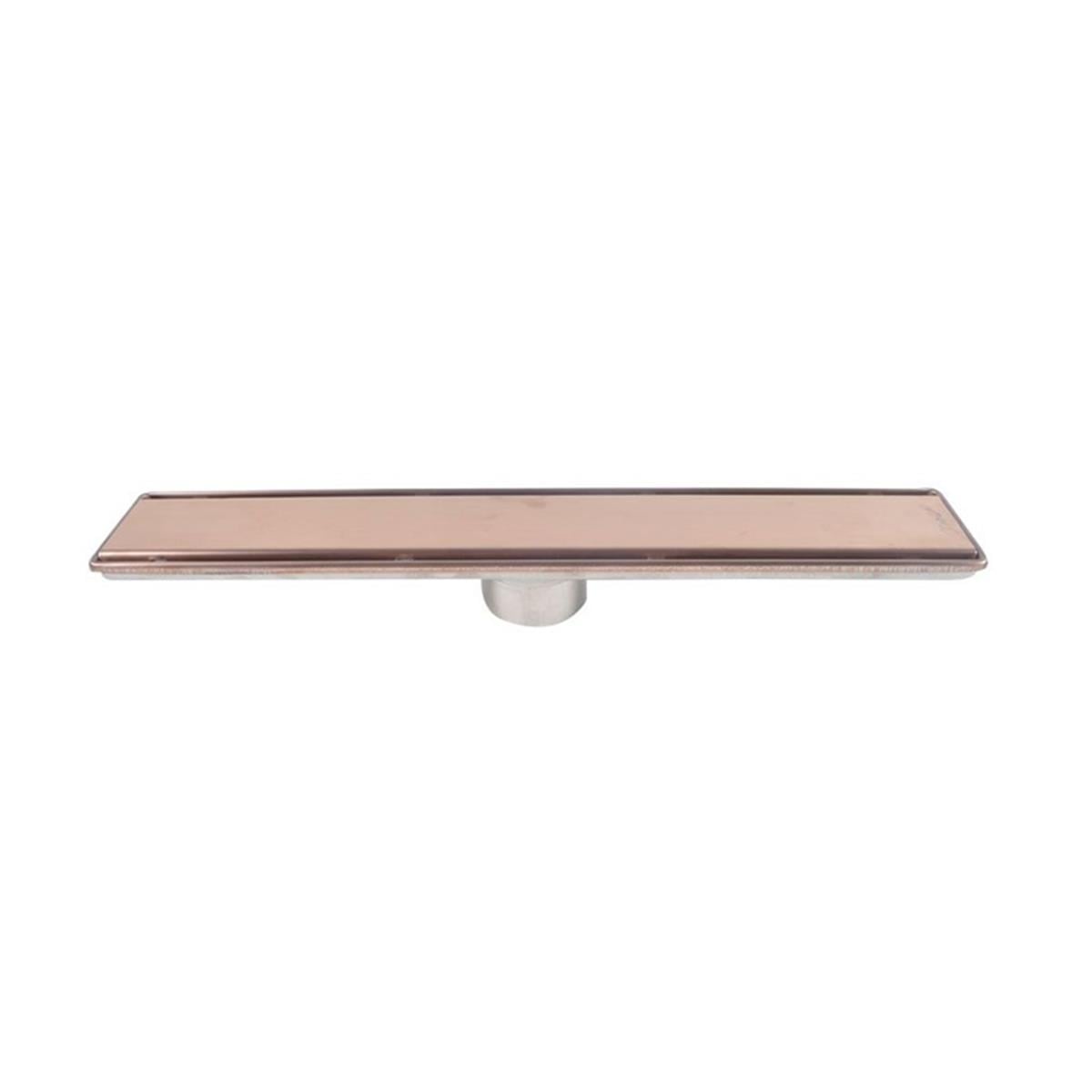 SUKAR LİNE 6 BRONZ PLAİN IZGARA ÇELİK KASA DUŞ KANALI 40 CM