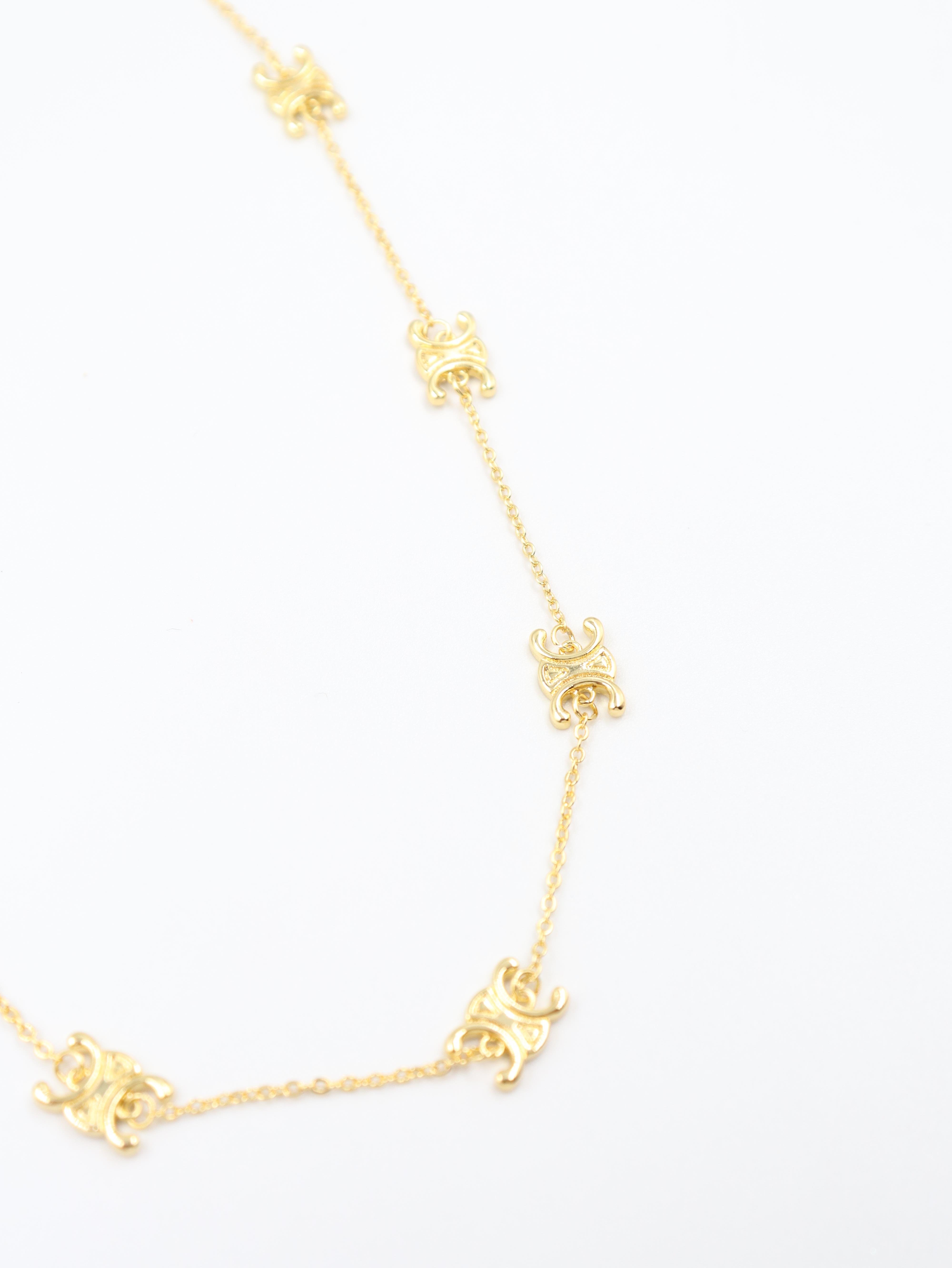 Aitana Gold Kolye