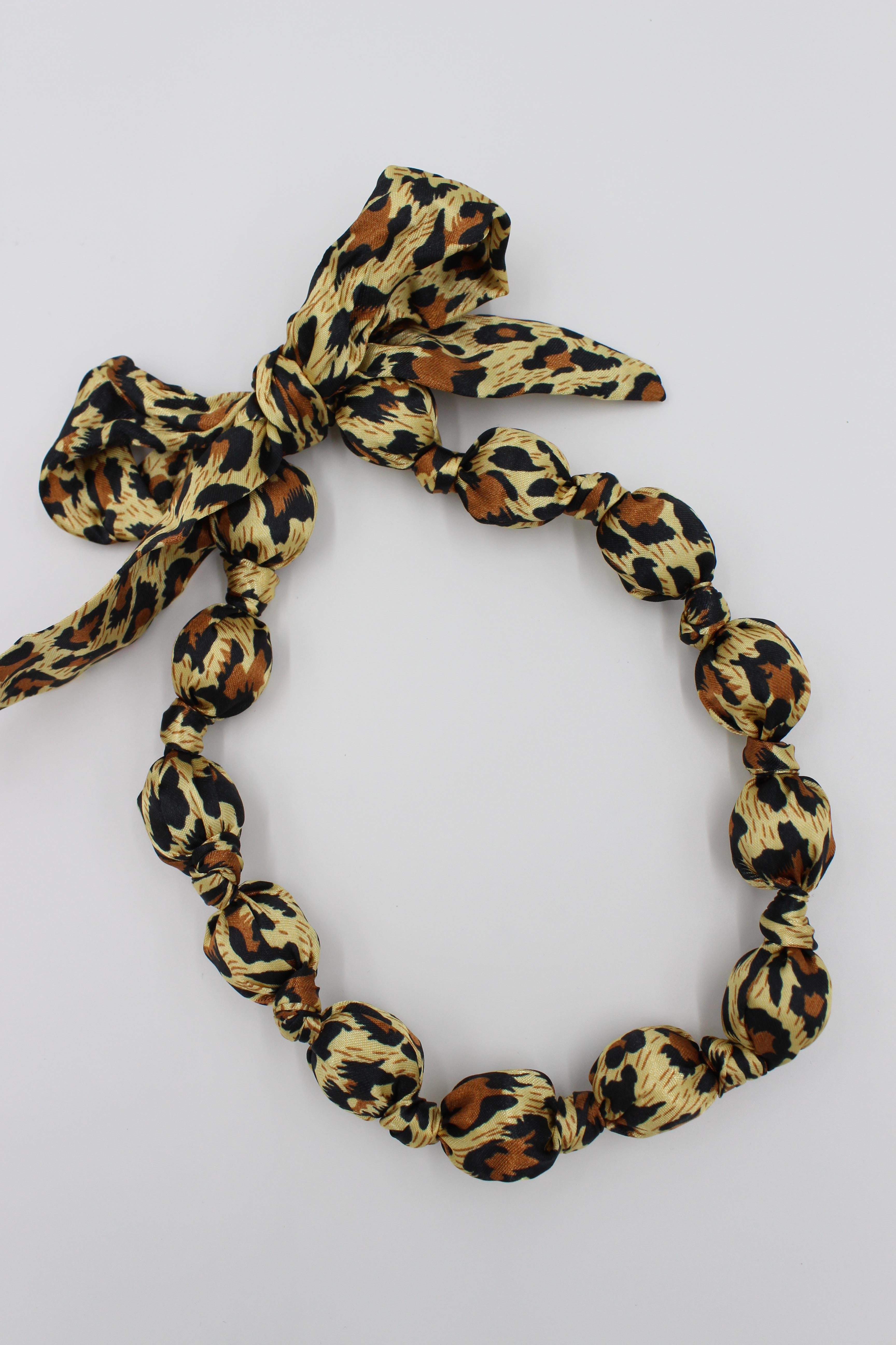 Boğumlu Leopar Kolye