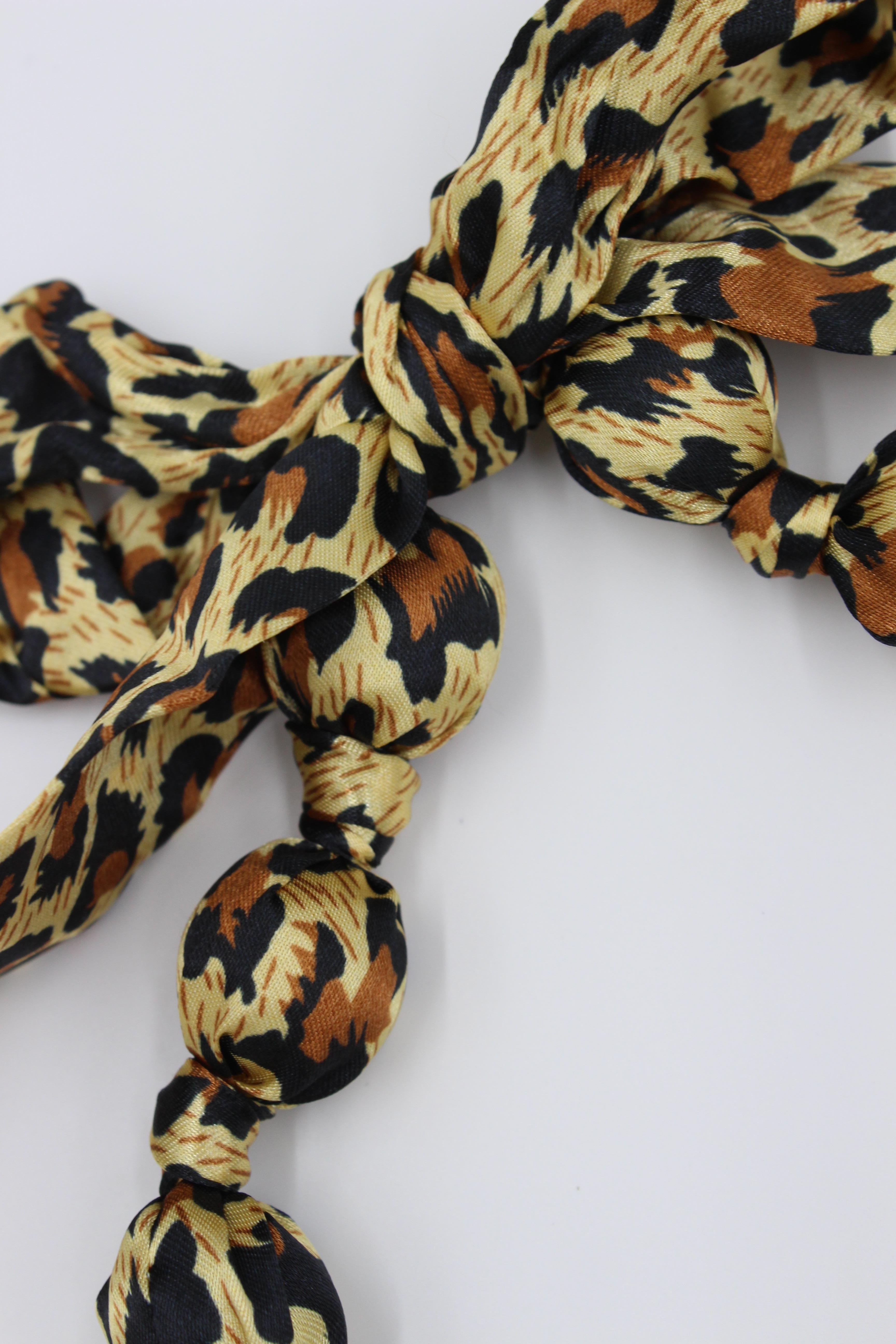 Boğumlu Leopar Kolye