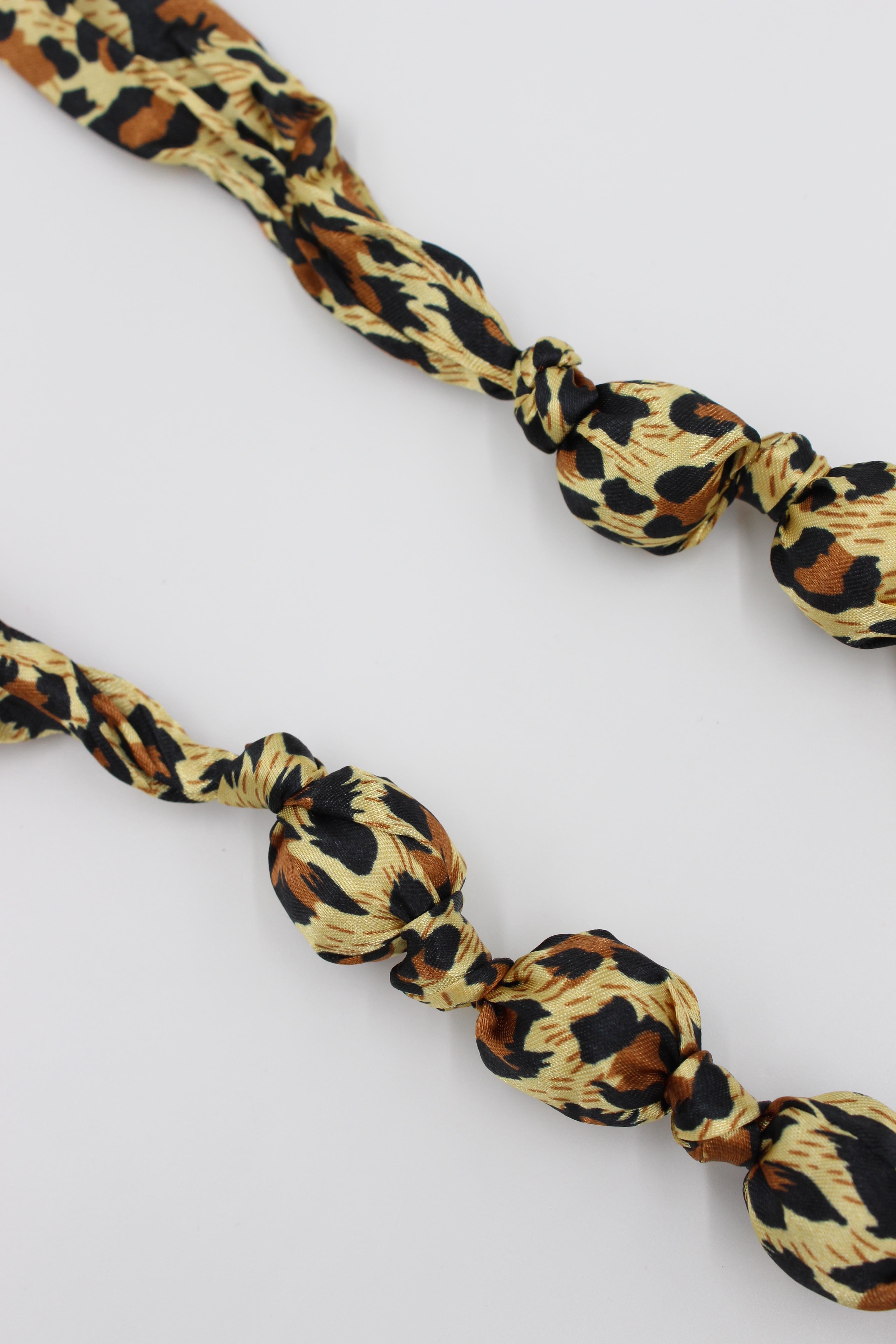 Boğumlu Leopar Kolye
