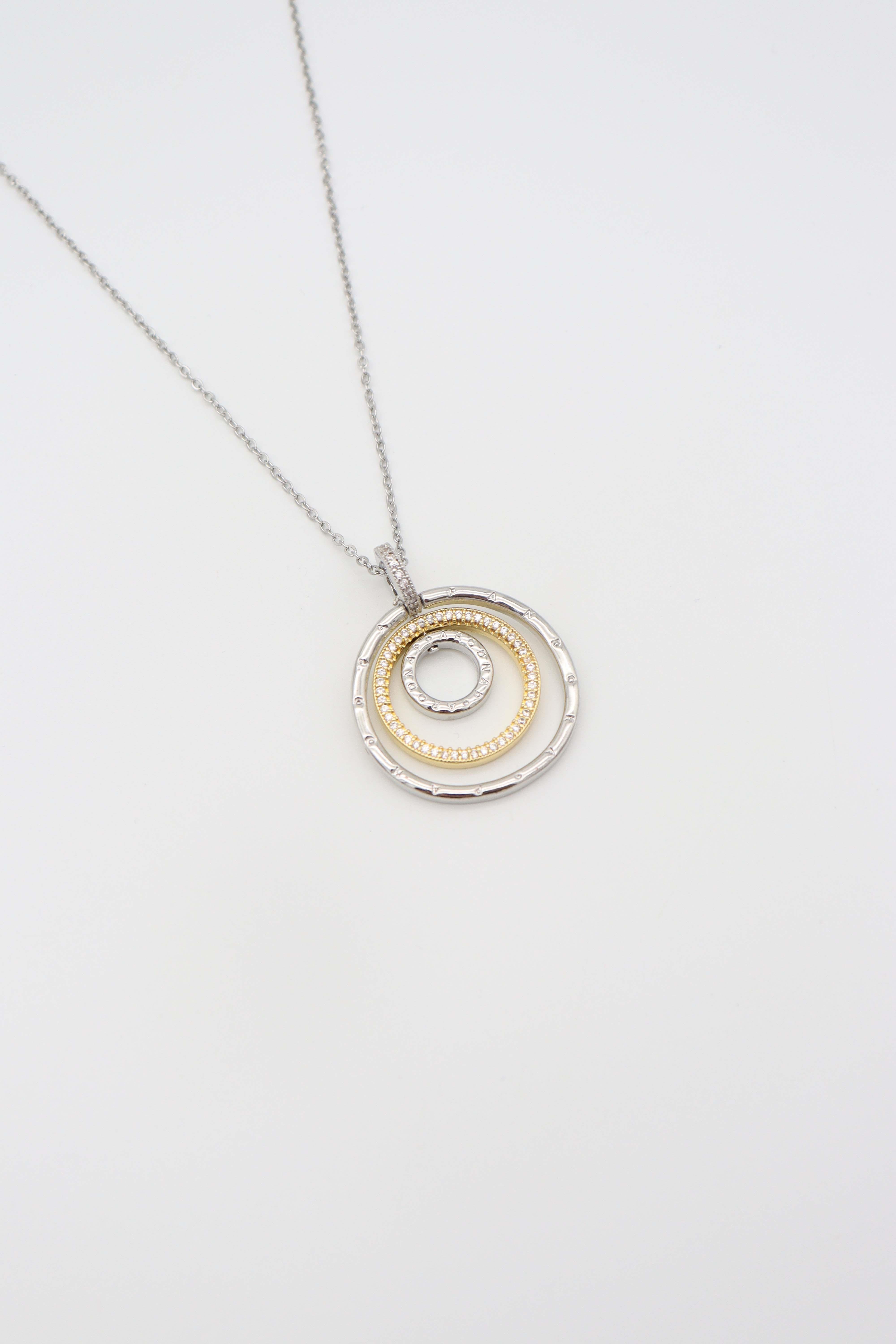 ÇELİK ÇİFT RENK KOLYE (45+5CM)