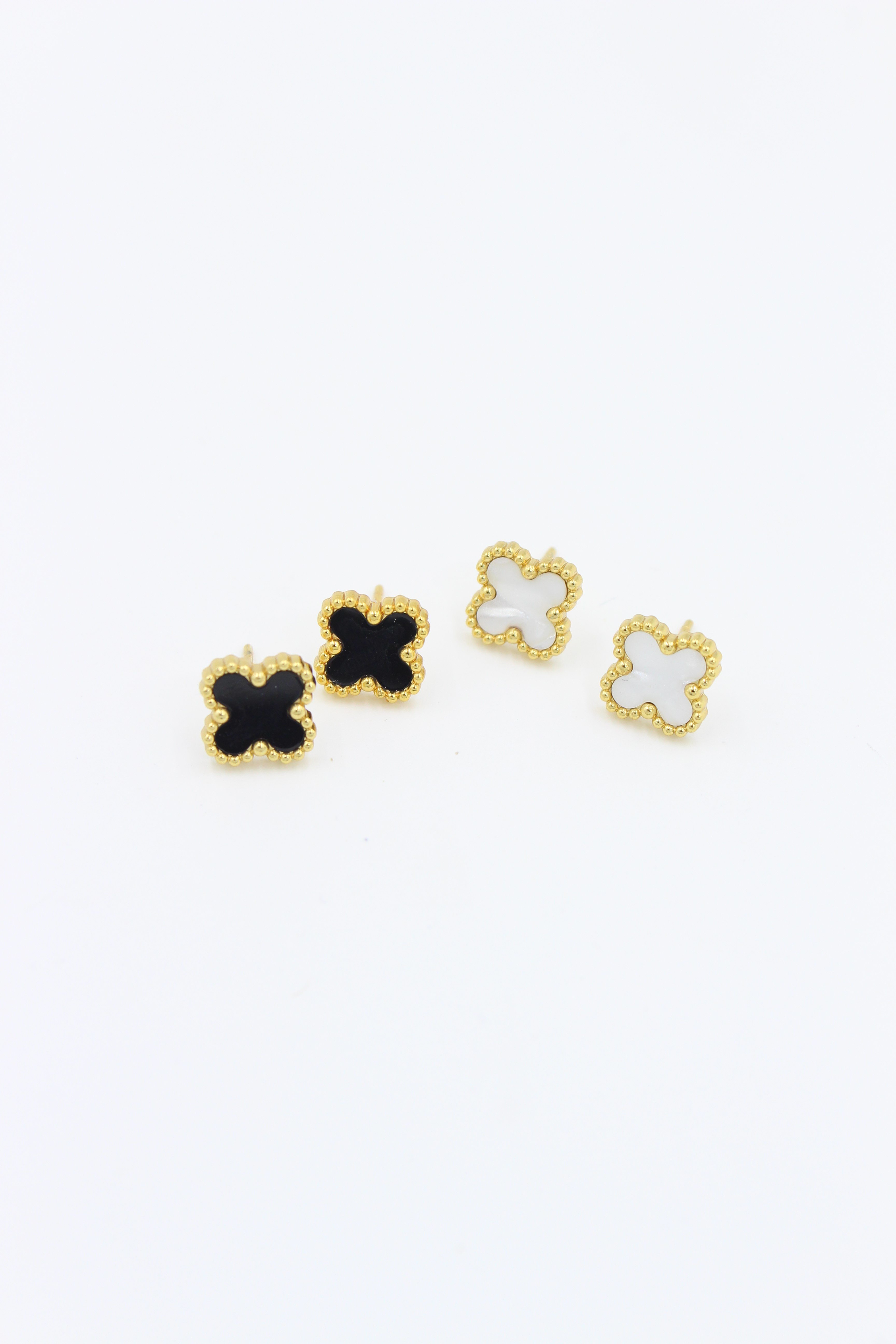 Çelik Küpe Siyah ( 1cm )