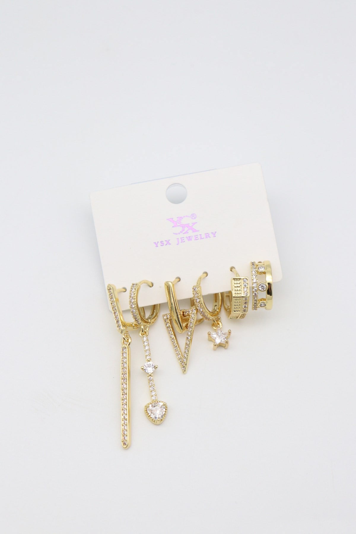 Çelik Set Küpe 14 K-17169