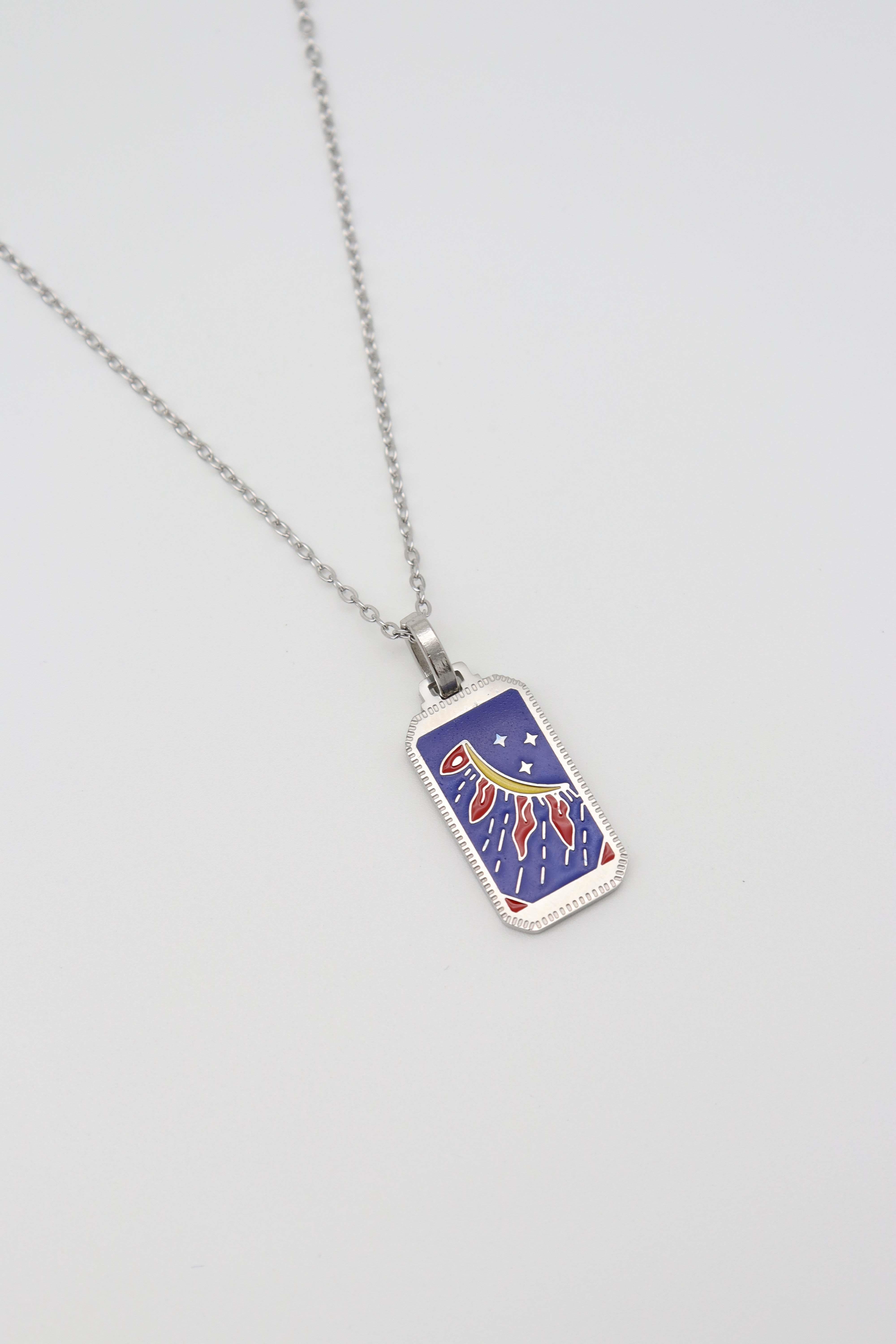 ÇELİK TAROT KOLYE (45CM)