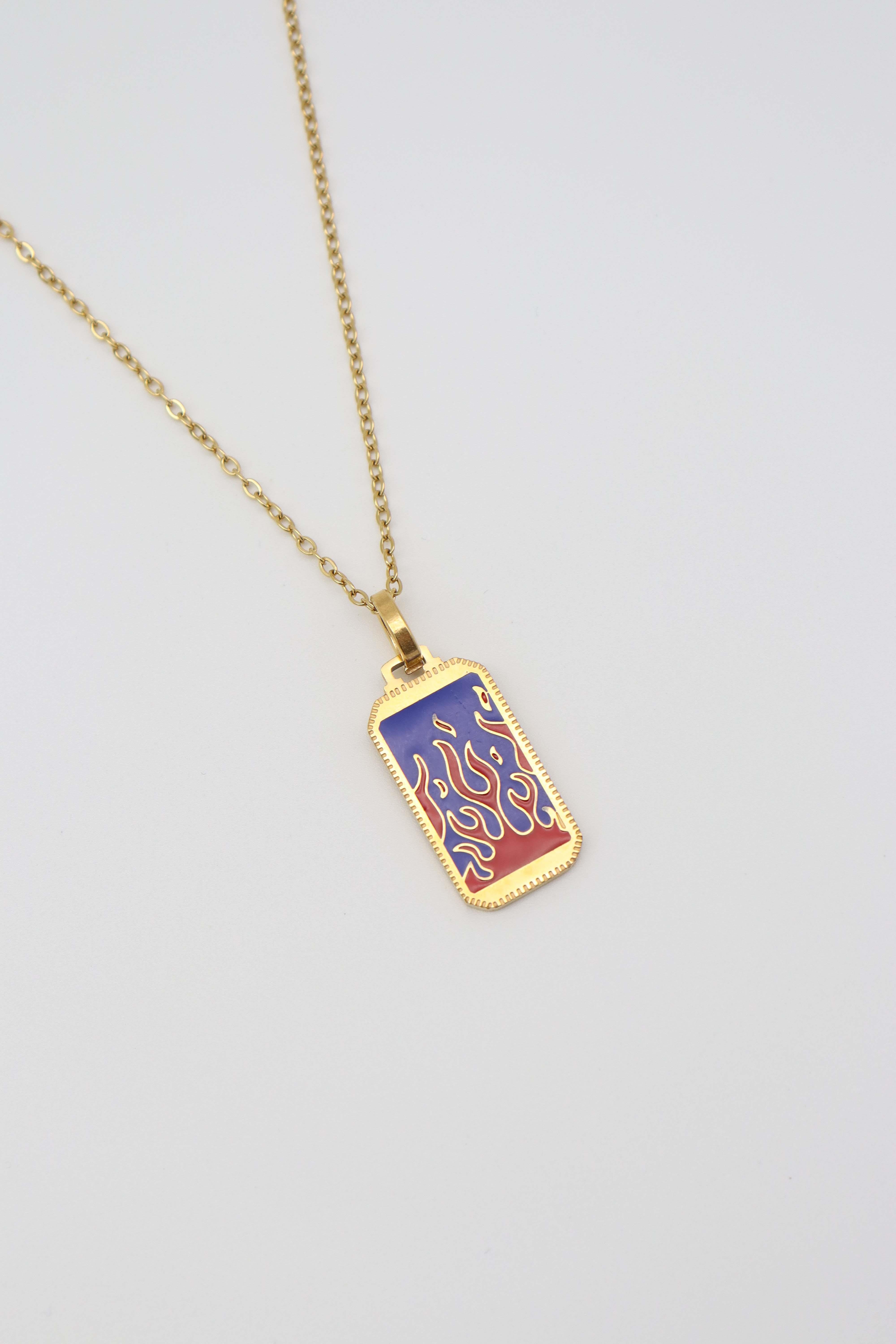 ÇELİK TAROT KOLYE (45CM)