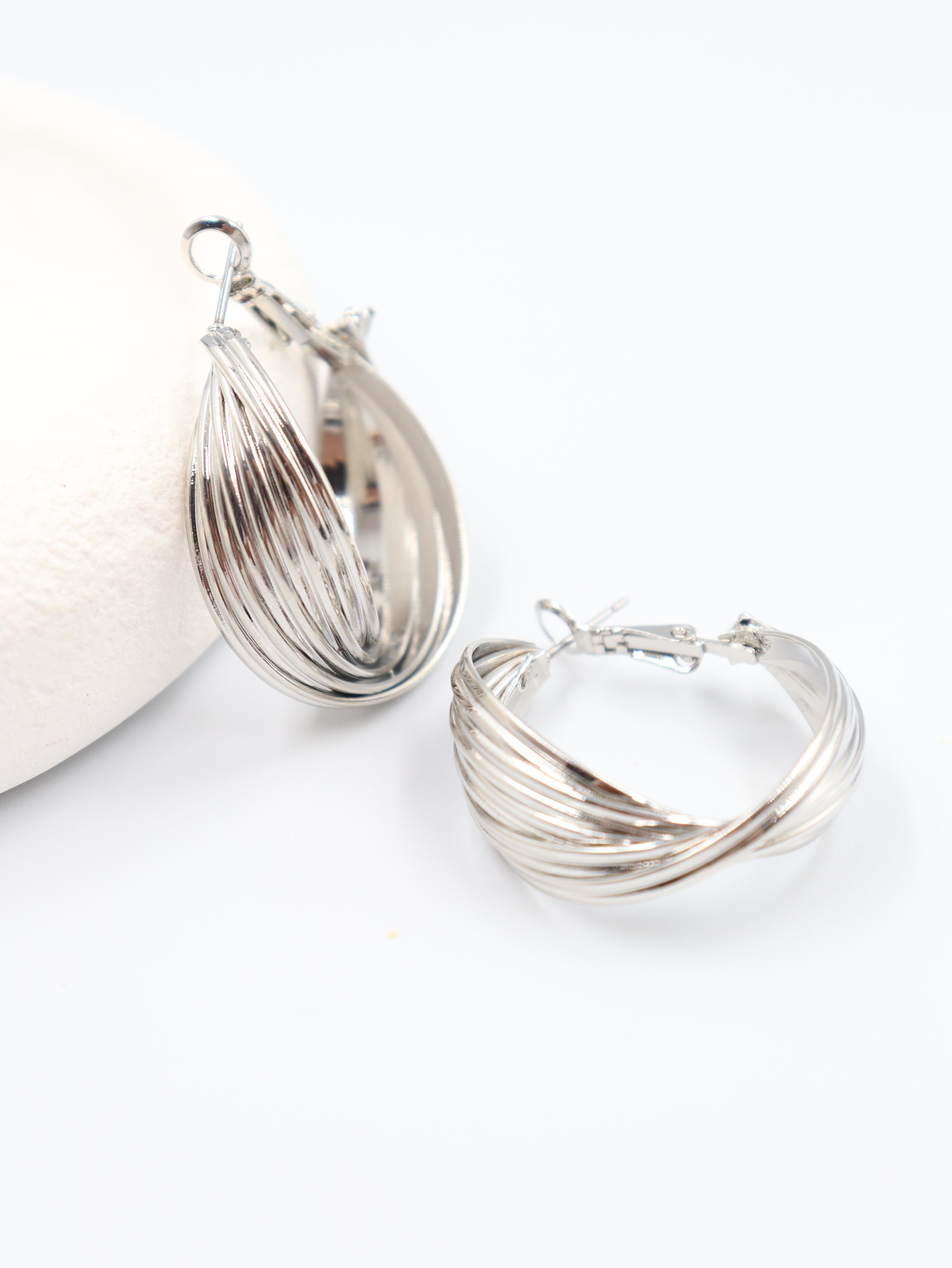 Maddalena Silver Küpe
