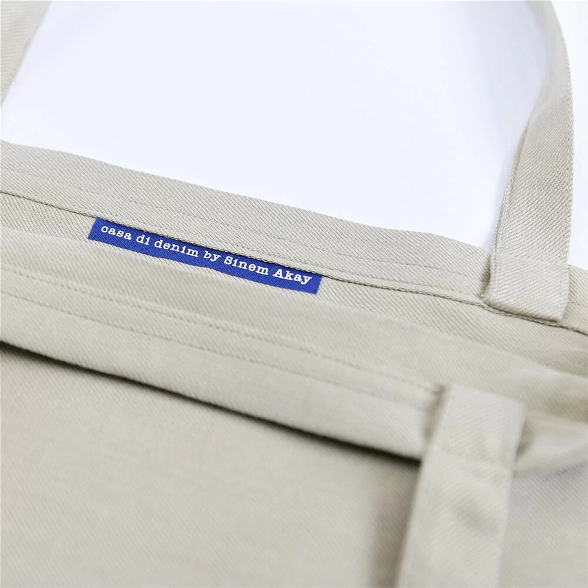 Badem Çiçeği Keten Çanta