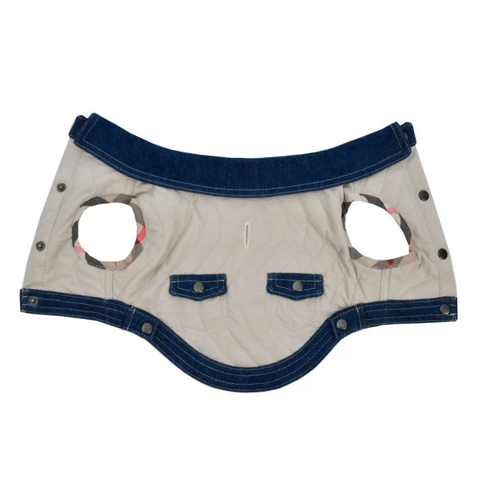 Bej Kapitone Köpek Ceketi