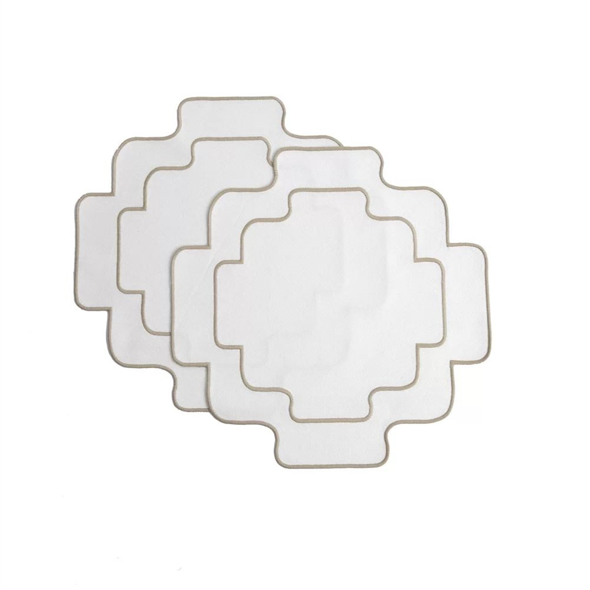 Bej Nakışlı Chakana Supla