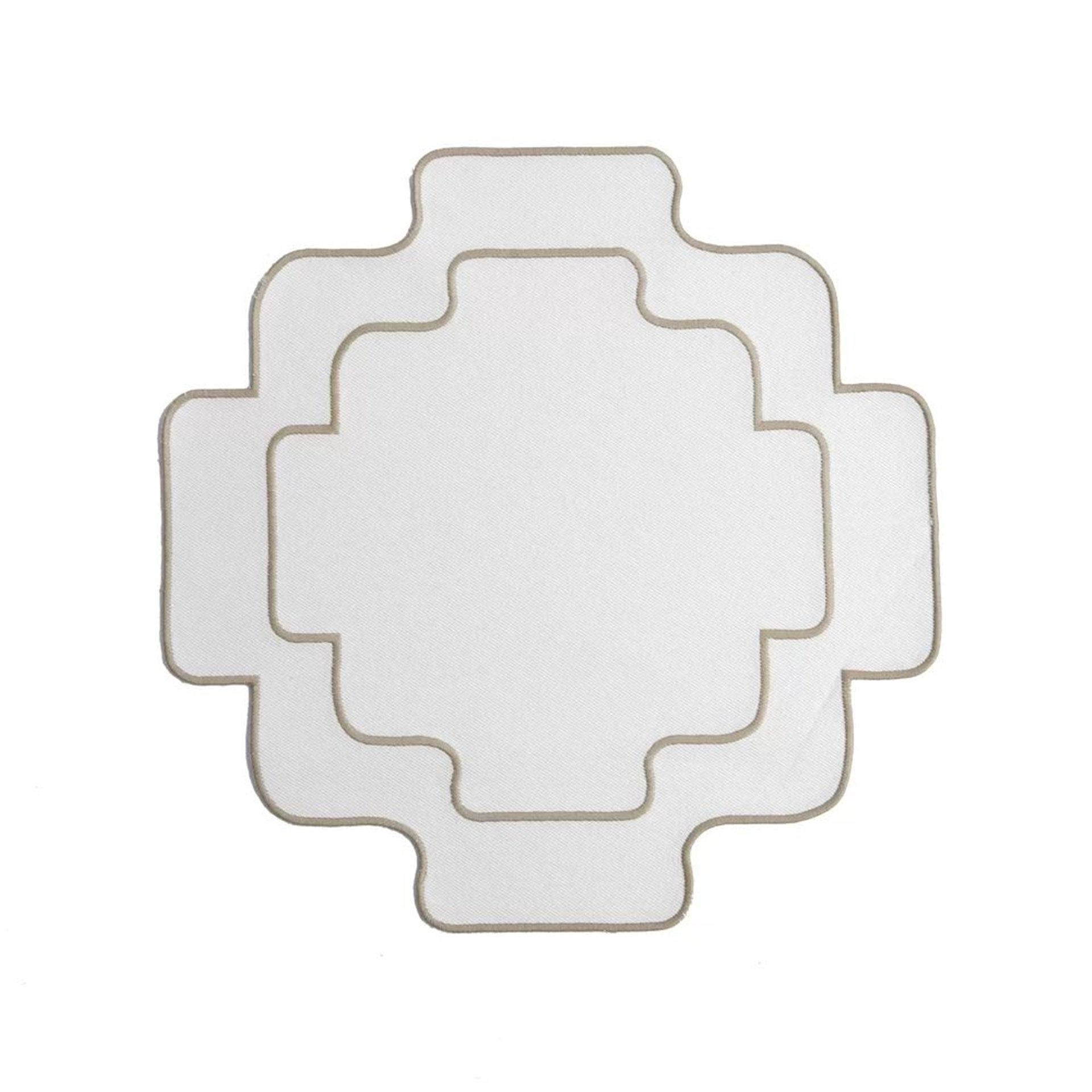 Bej Nakışlı Chakana Supla