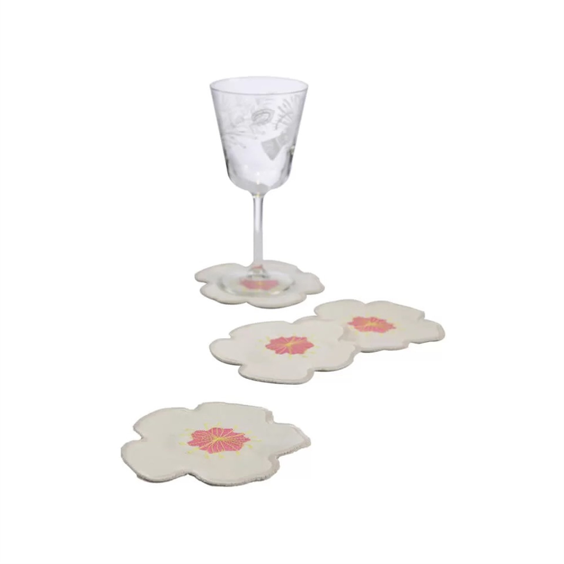 Çiçek Bardak Altlığı