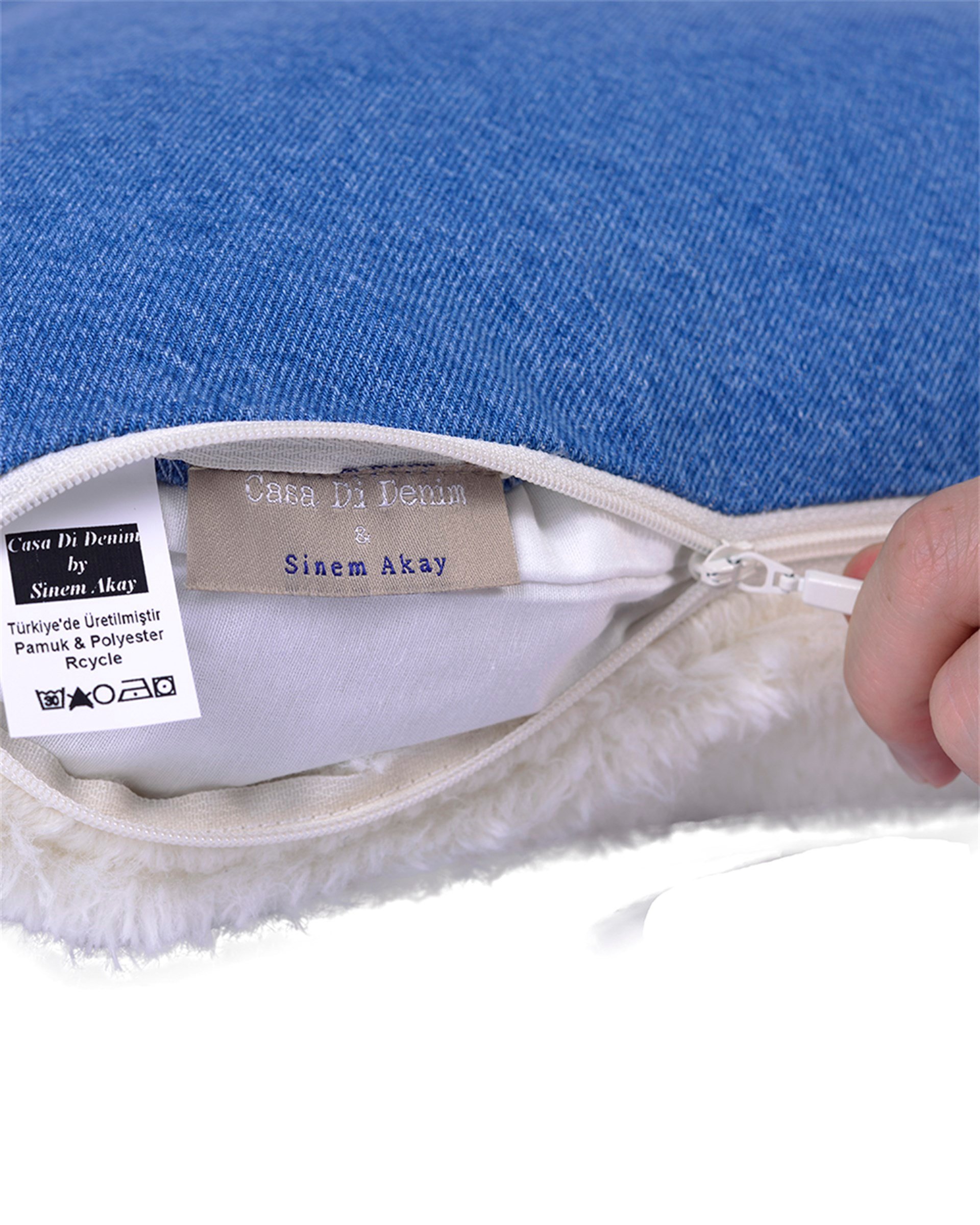 Cozzy ''Home'' Yazı Detaylı Yastık