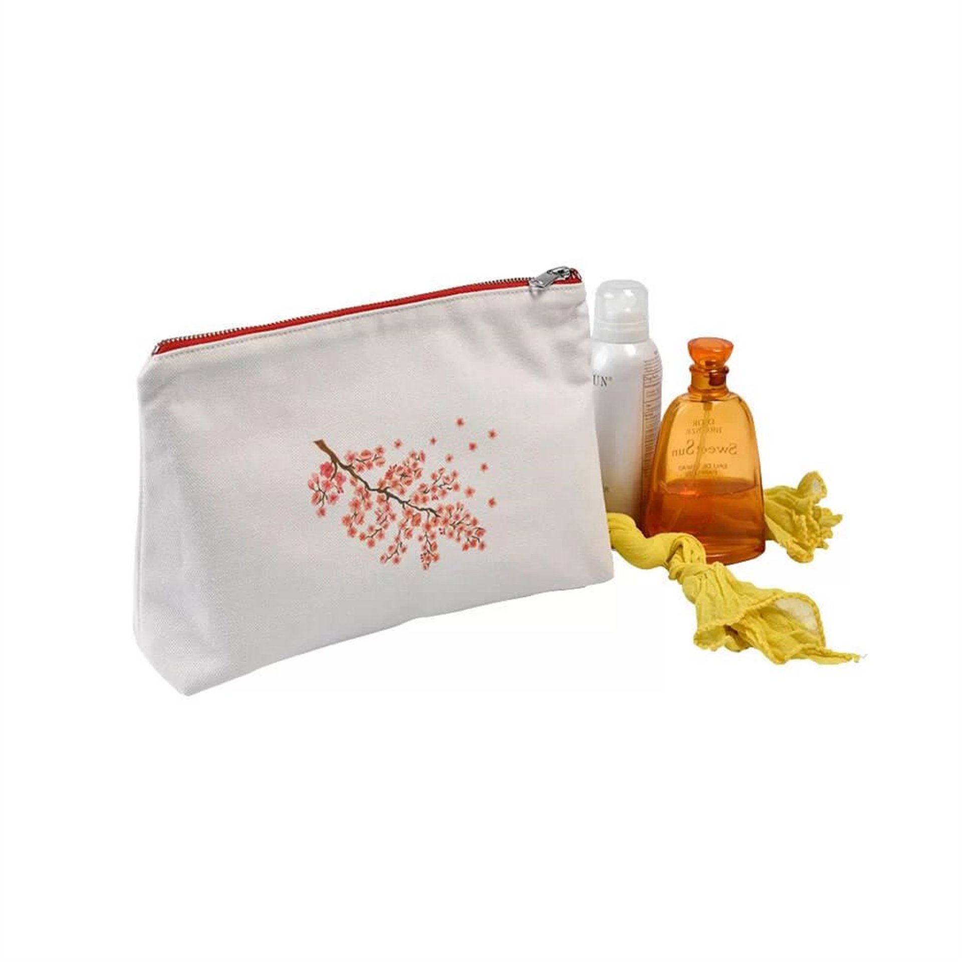 Dal Desenli Muşambalı Clutch Çanta