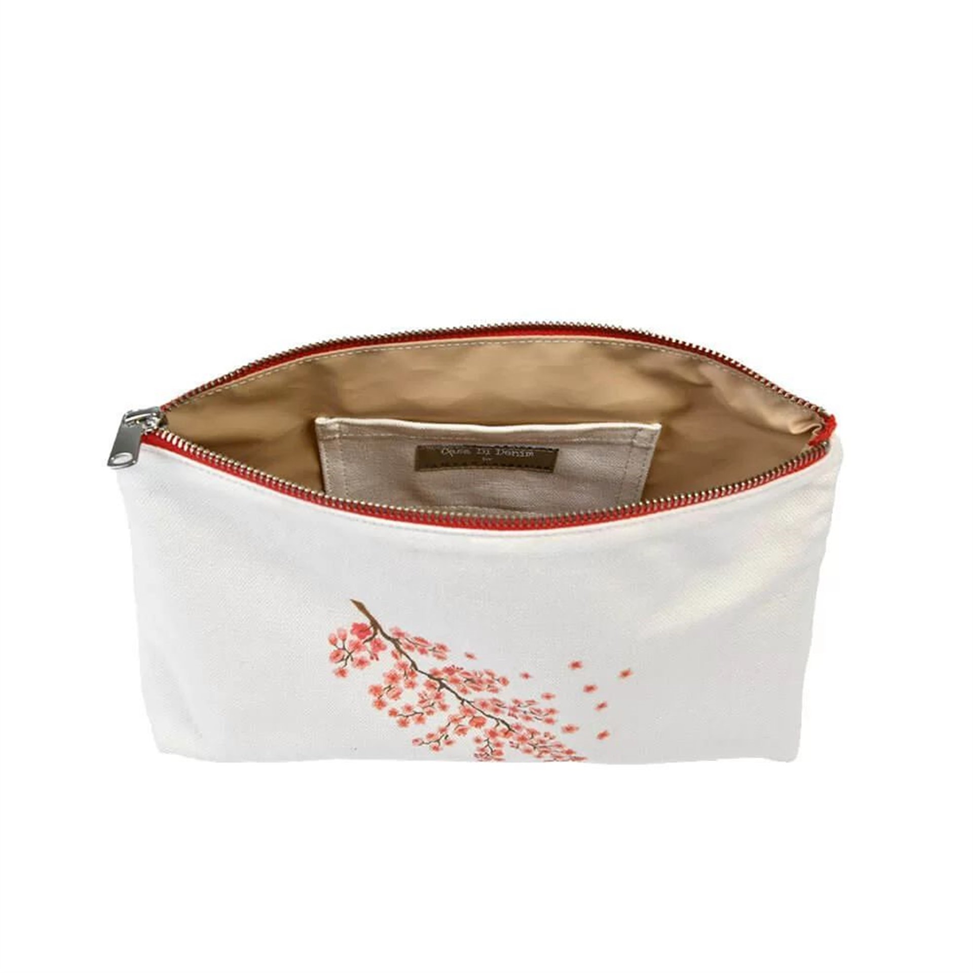 Dal Desenli Muşambalı Clutch Çanta