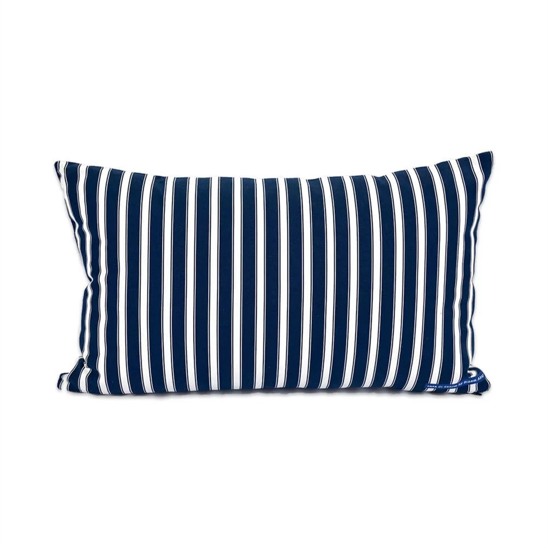Denim Beyaz Çizgili Yastık