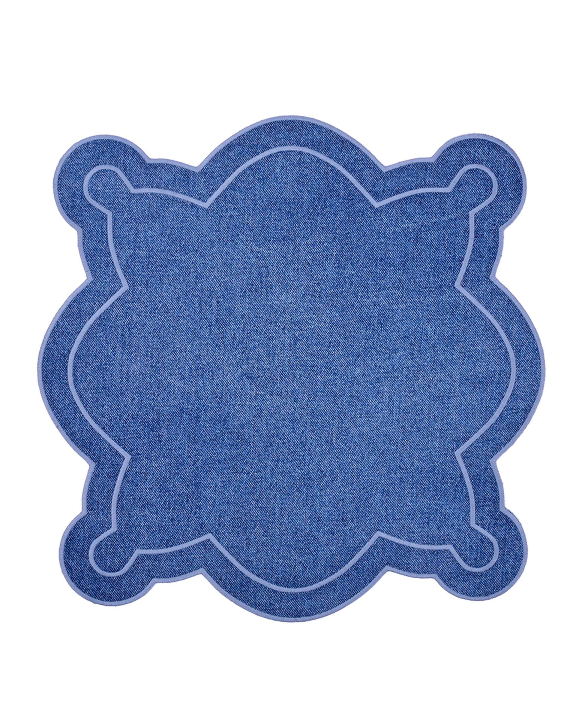 Denim Çift Nakışlı Astarlı Supla