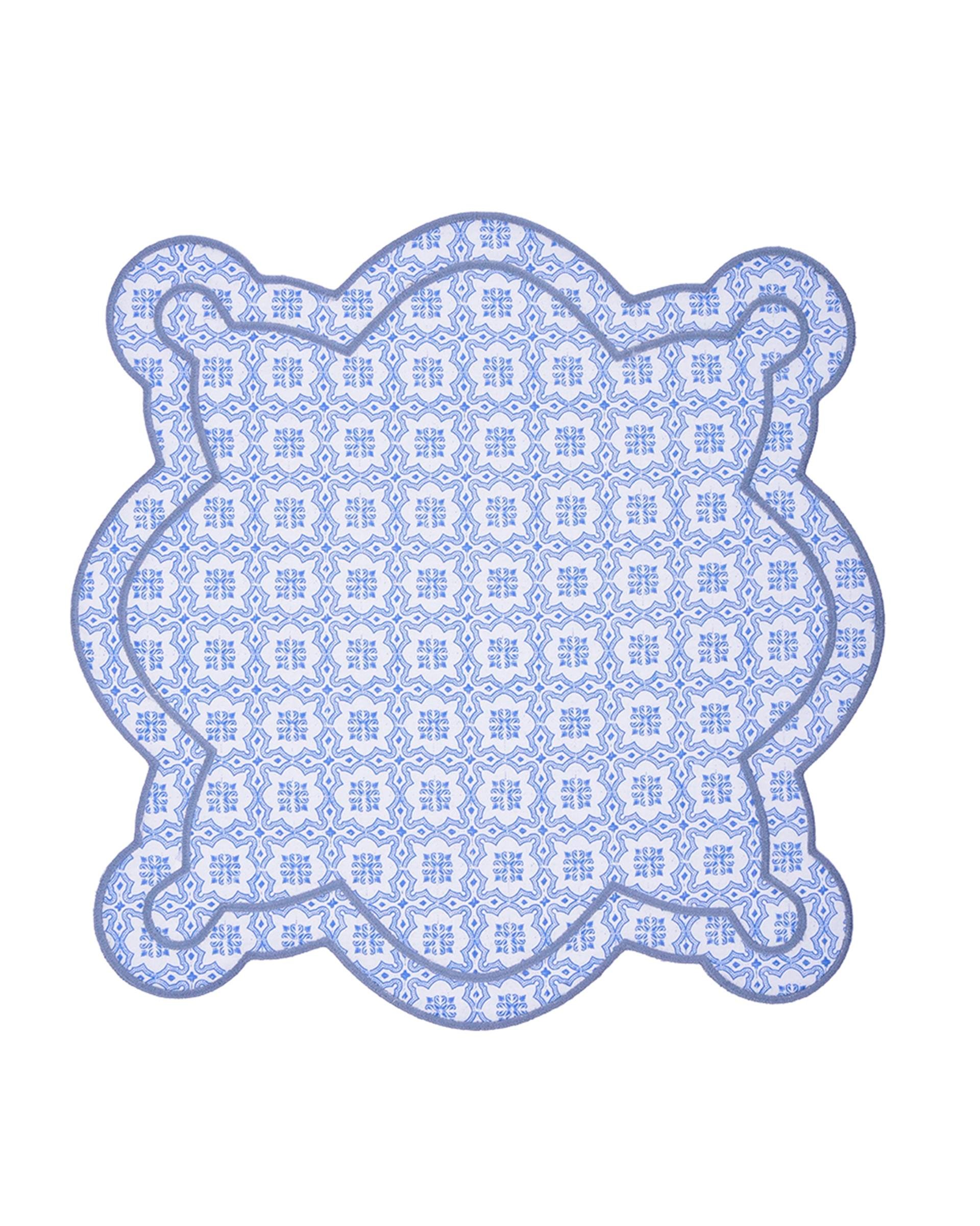 Denim Çift Nakışlı Astarlı Supla