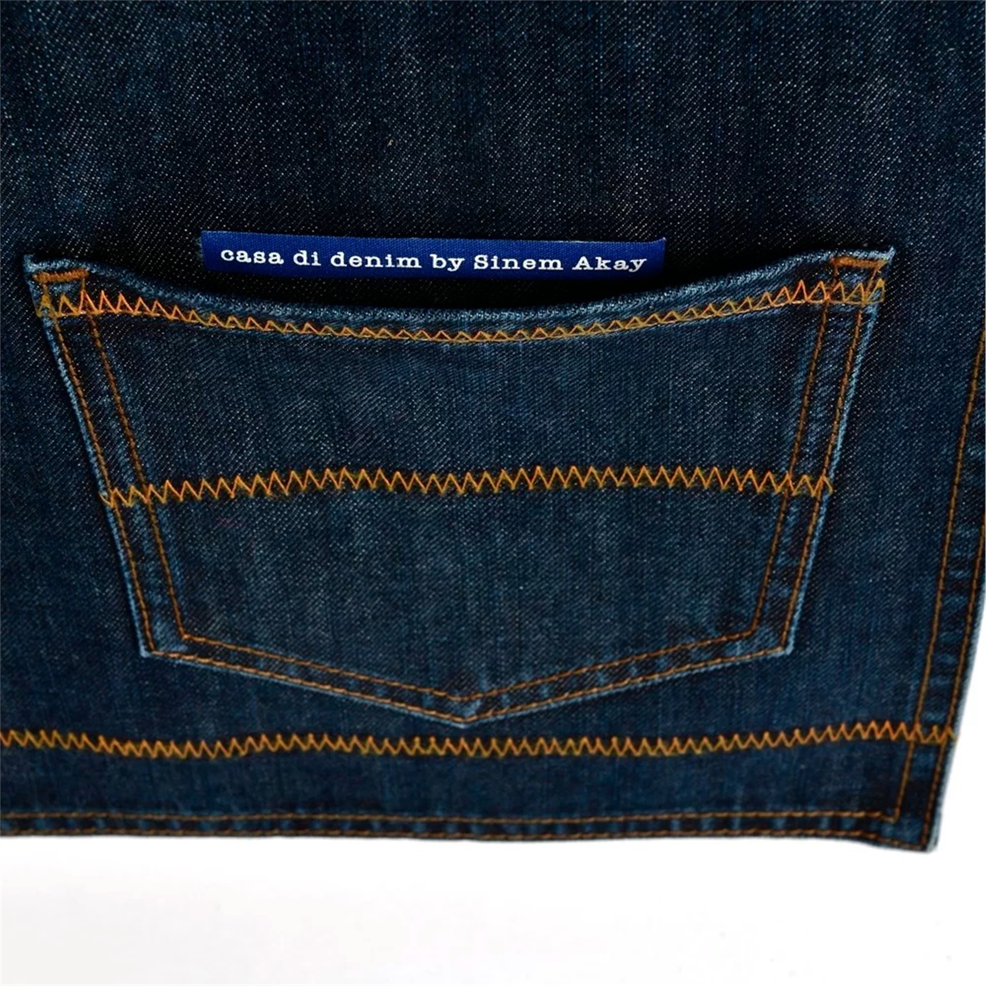 Denim Çift Taraflı Amerikan Servis Lacivert