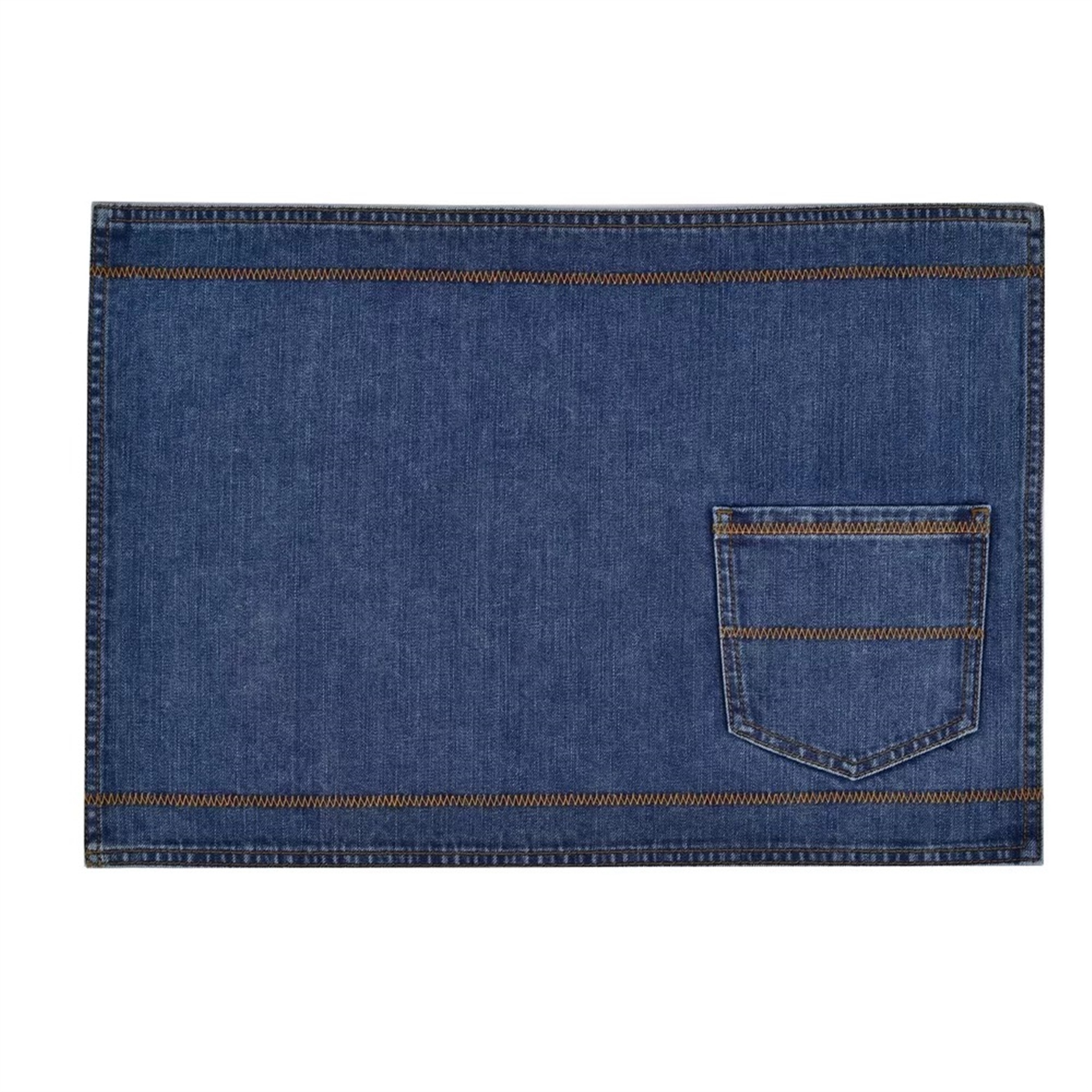 Denim Çift Taraflı Amerikan Servis Mavi