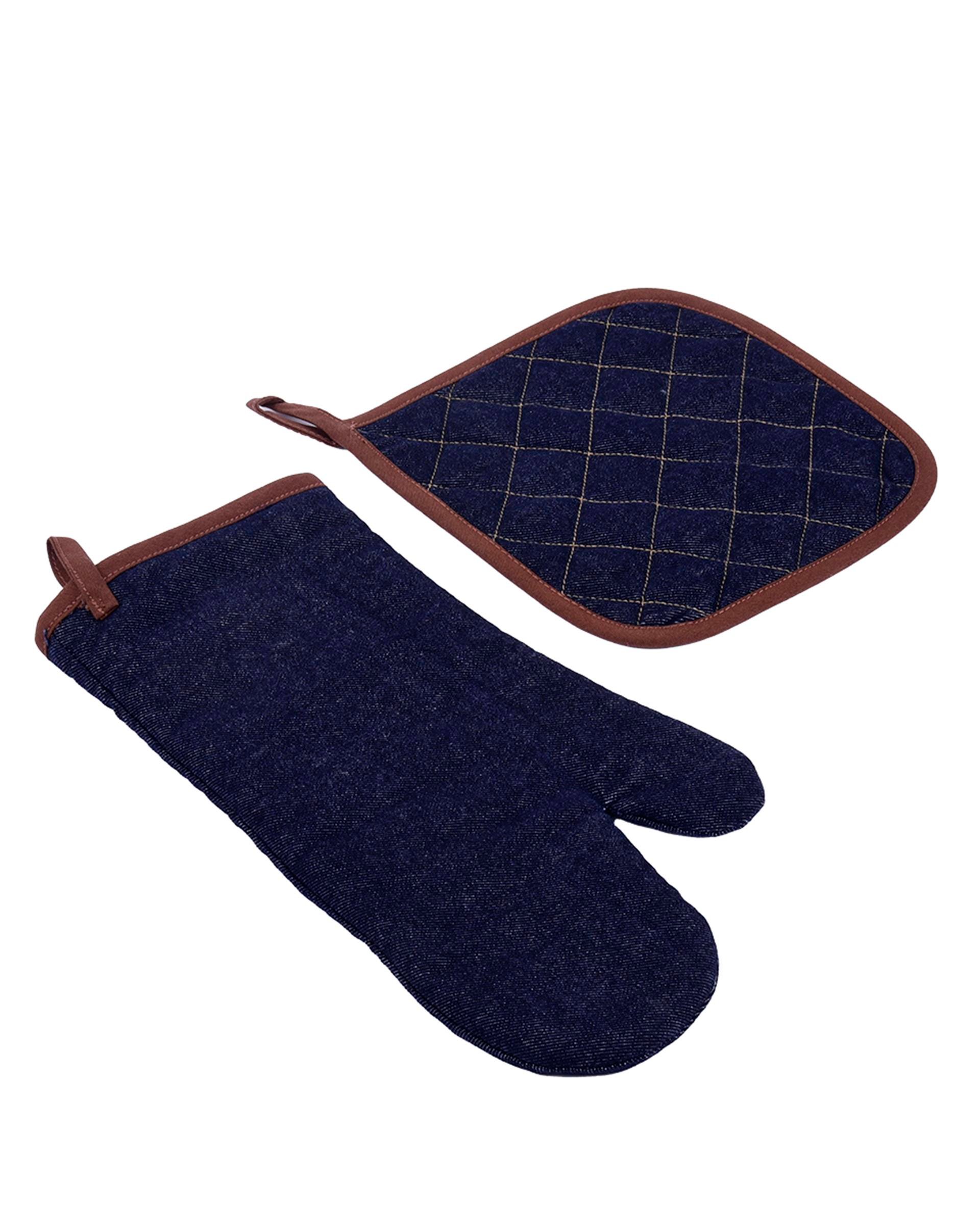 Denim Fırın Eldiveni