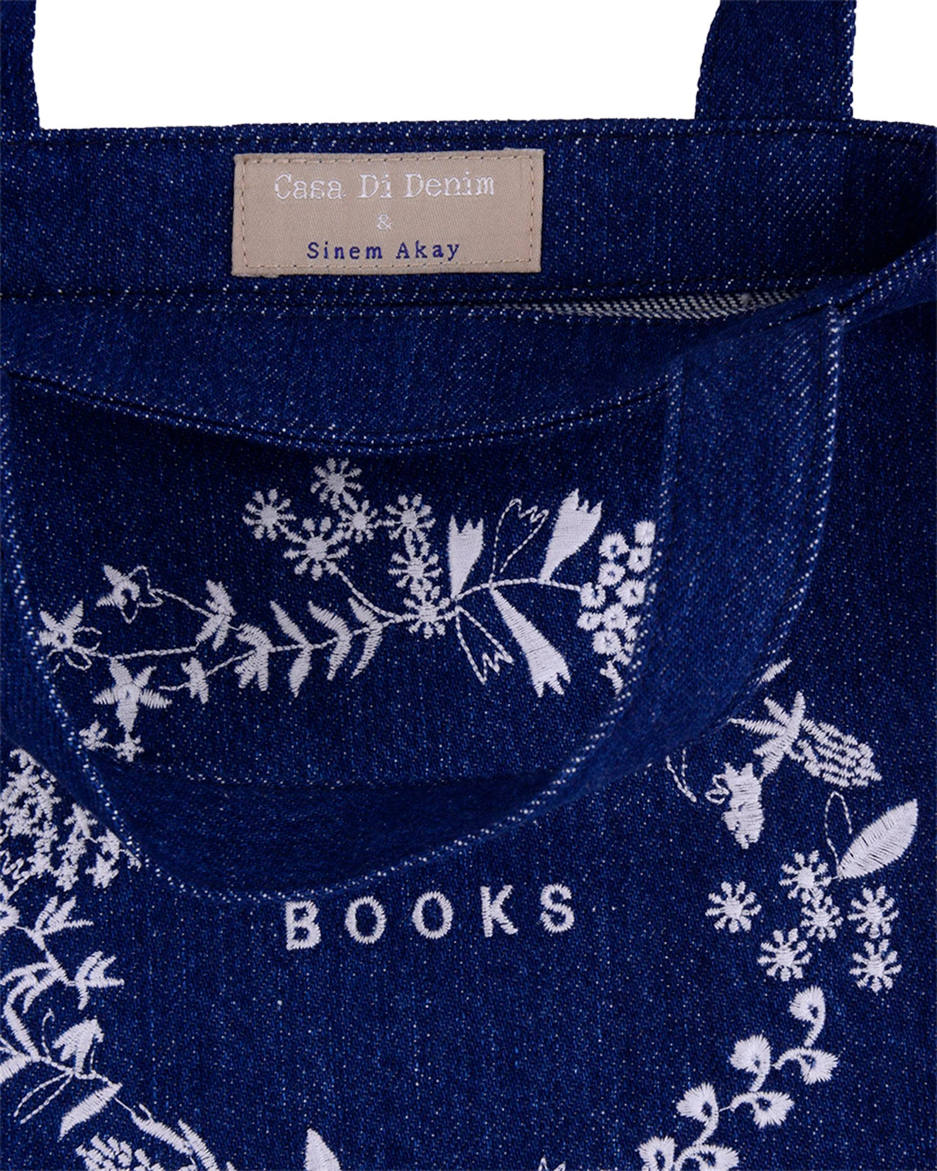 DENİM KİTAP ÇANTASI