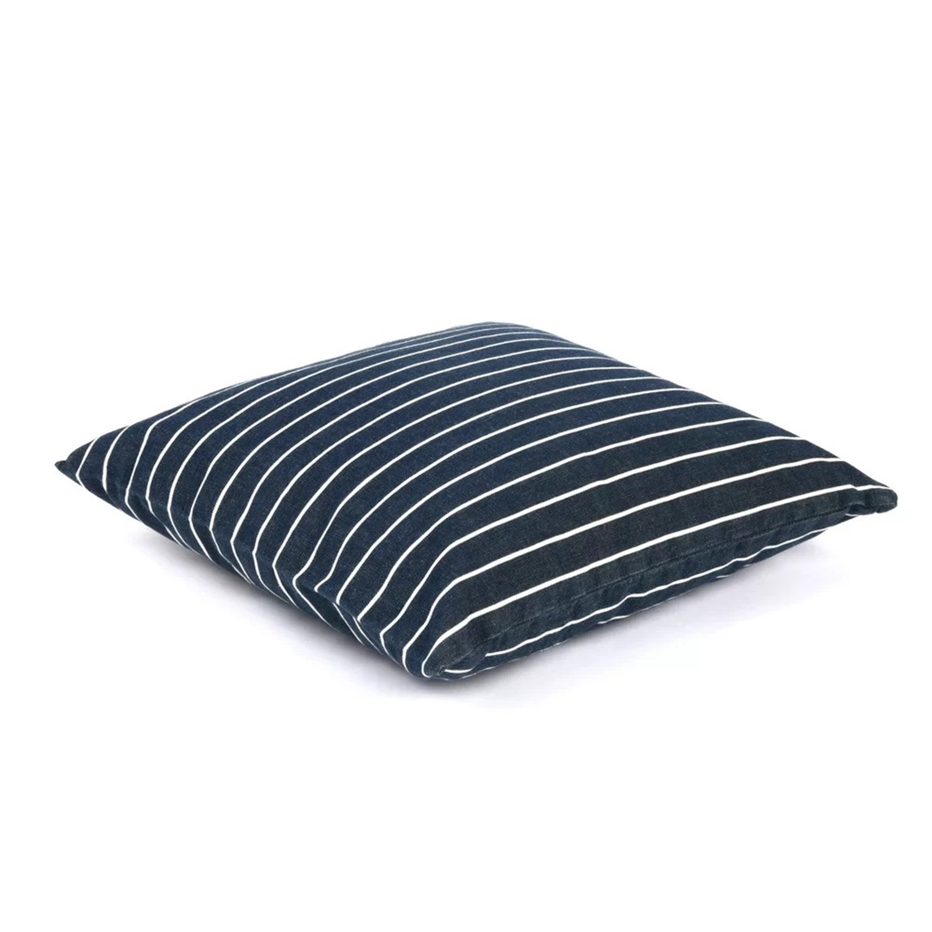 Denim Lacivert Çizgili Yastık 40x40 cm