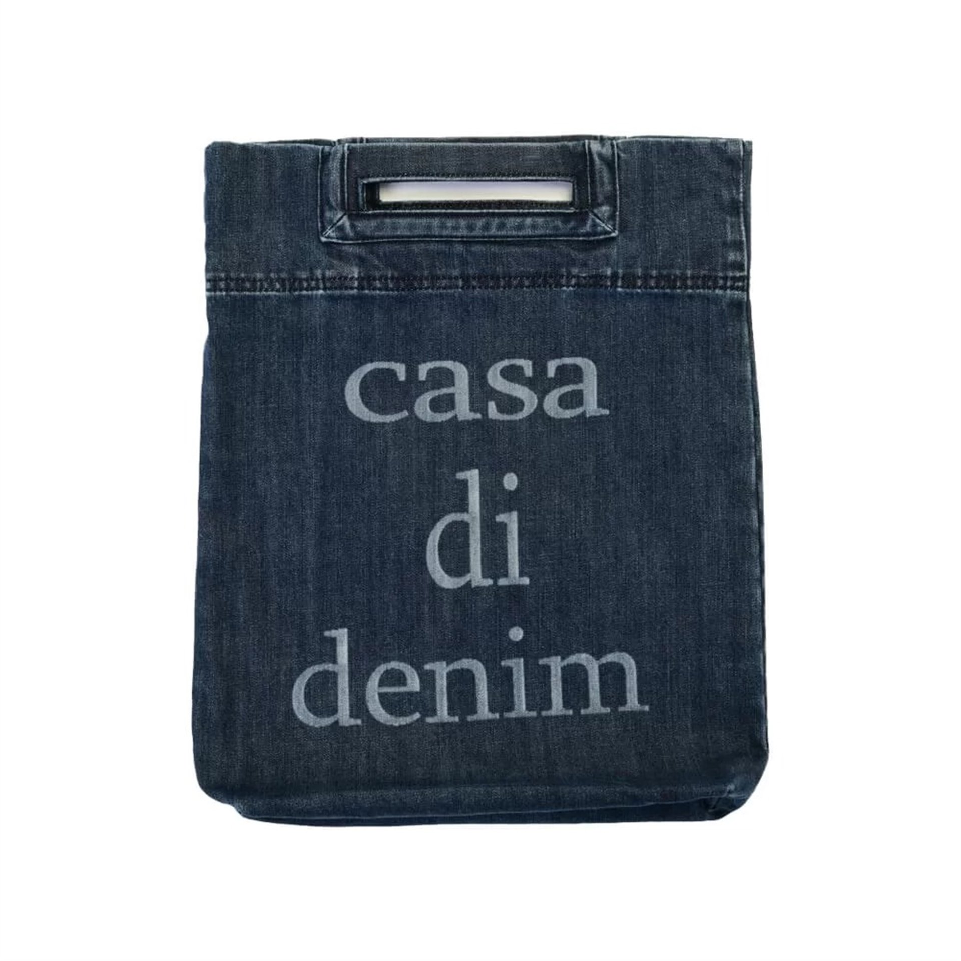 Denim Lacivert El Çantası