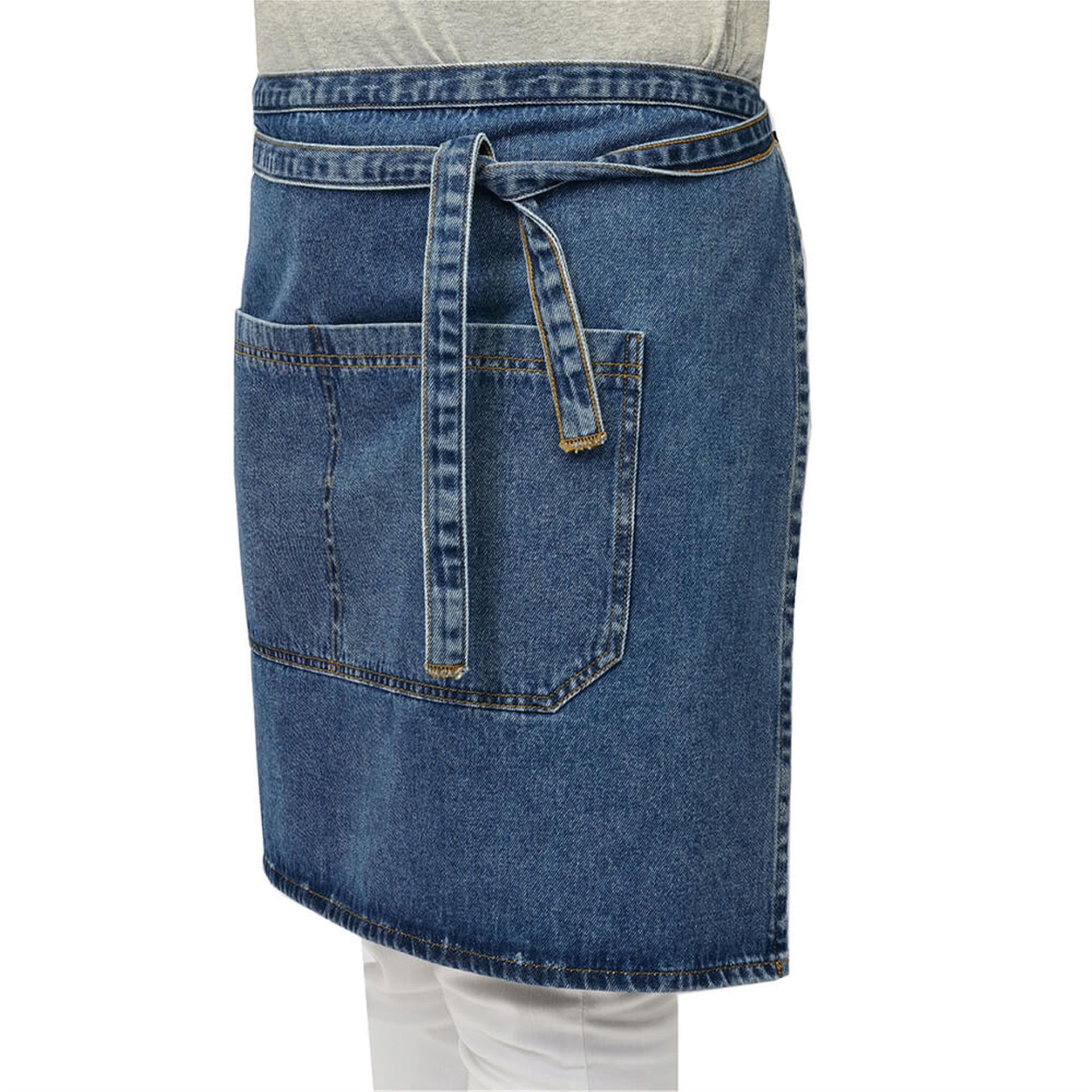 Denim Yarım Önlük