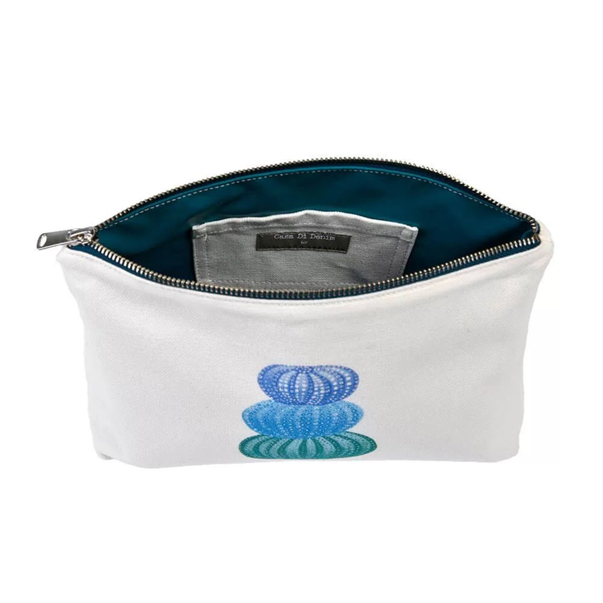 Deniz Kabuklu Muşambalı Clutch Çanta