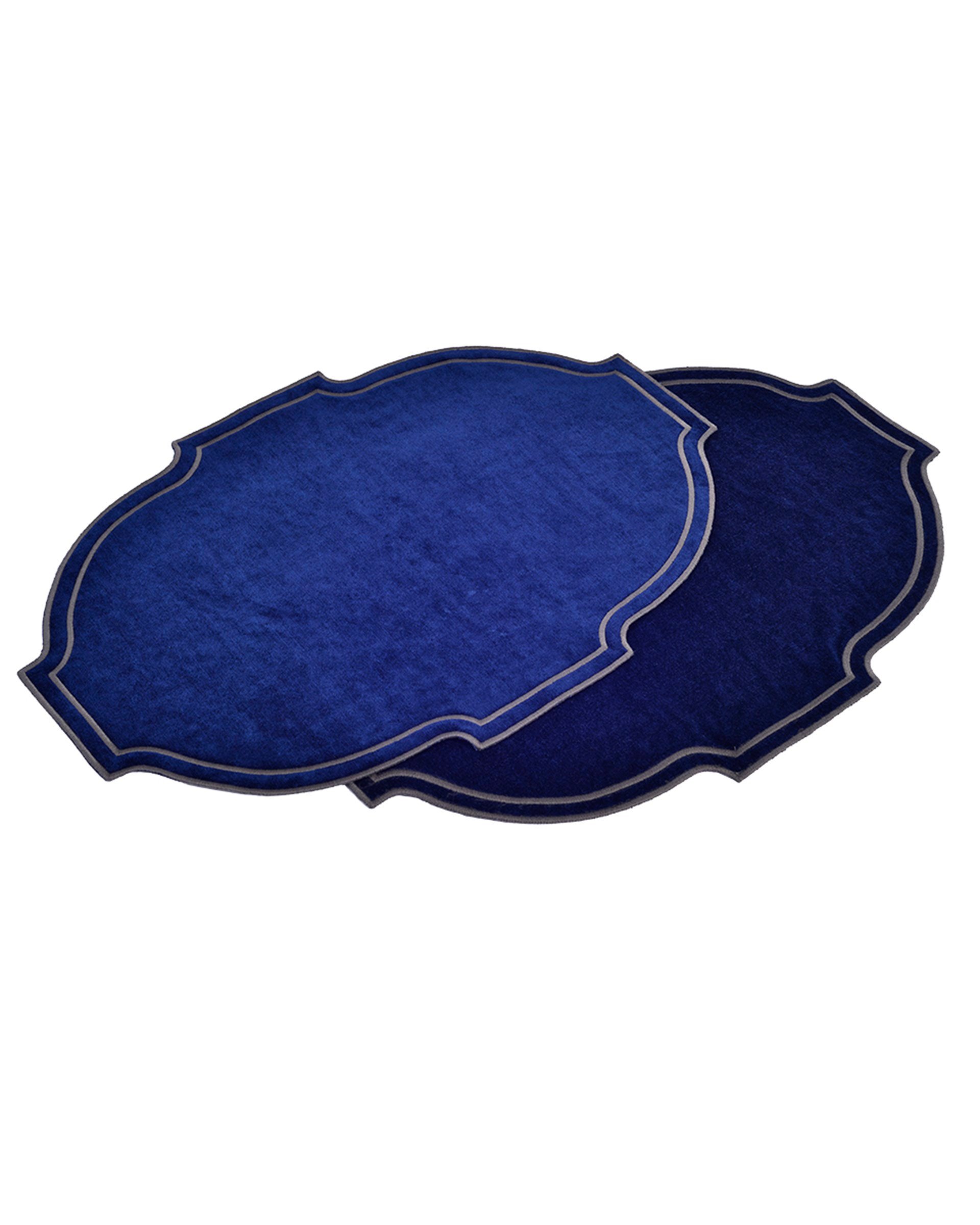 Derneme Lacivert Kadife Amerikan Servis