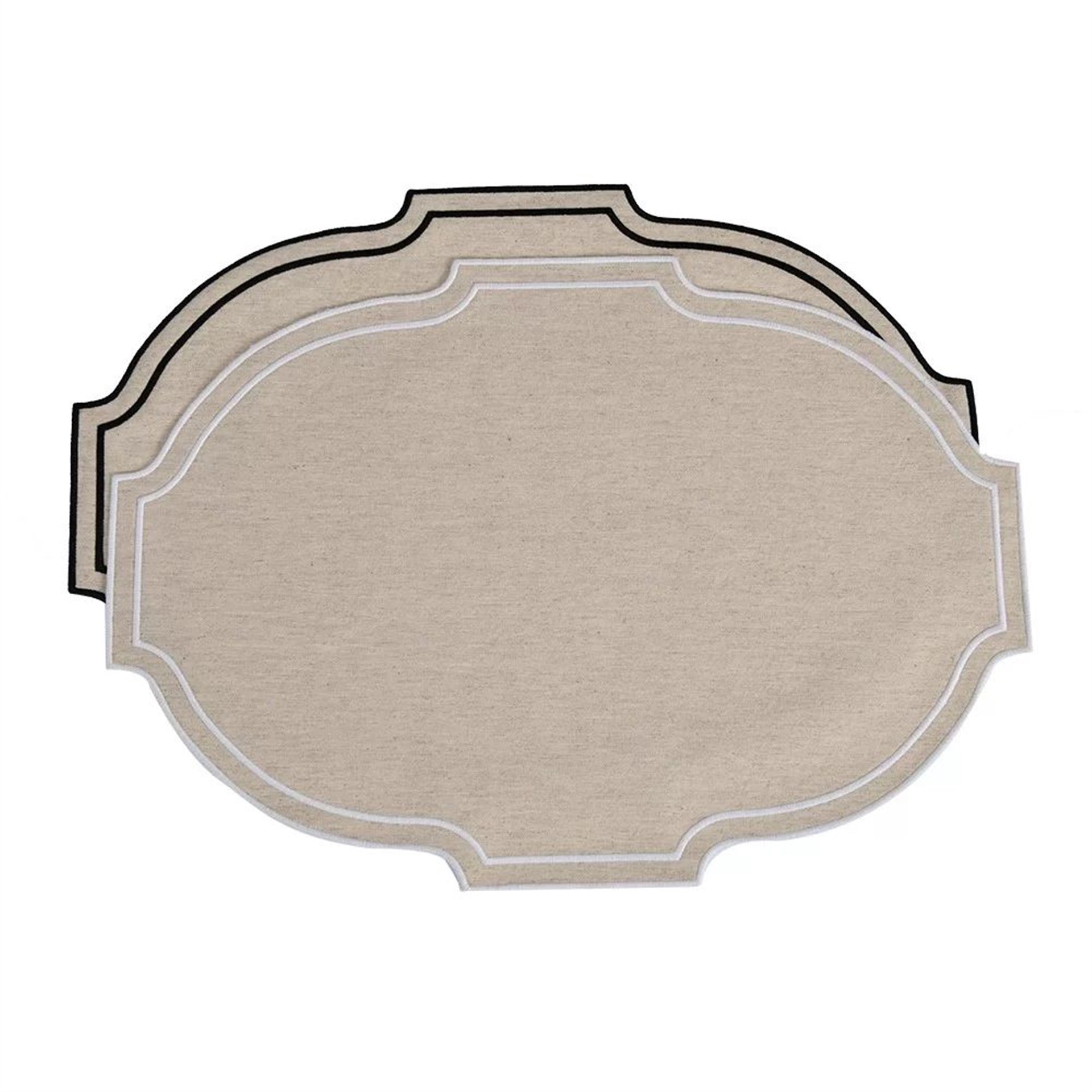 Derneme Naturel Beyaz Nakış Amerikan Servis