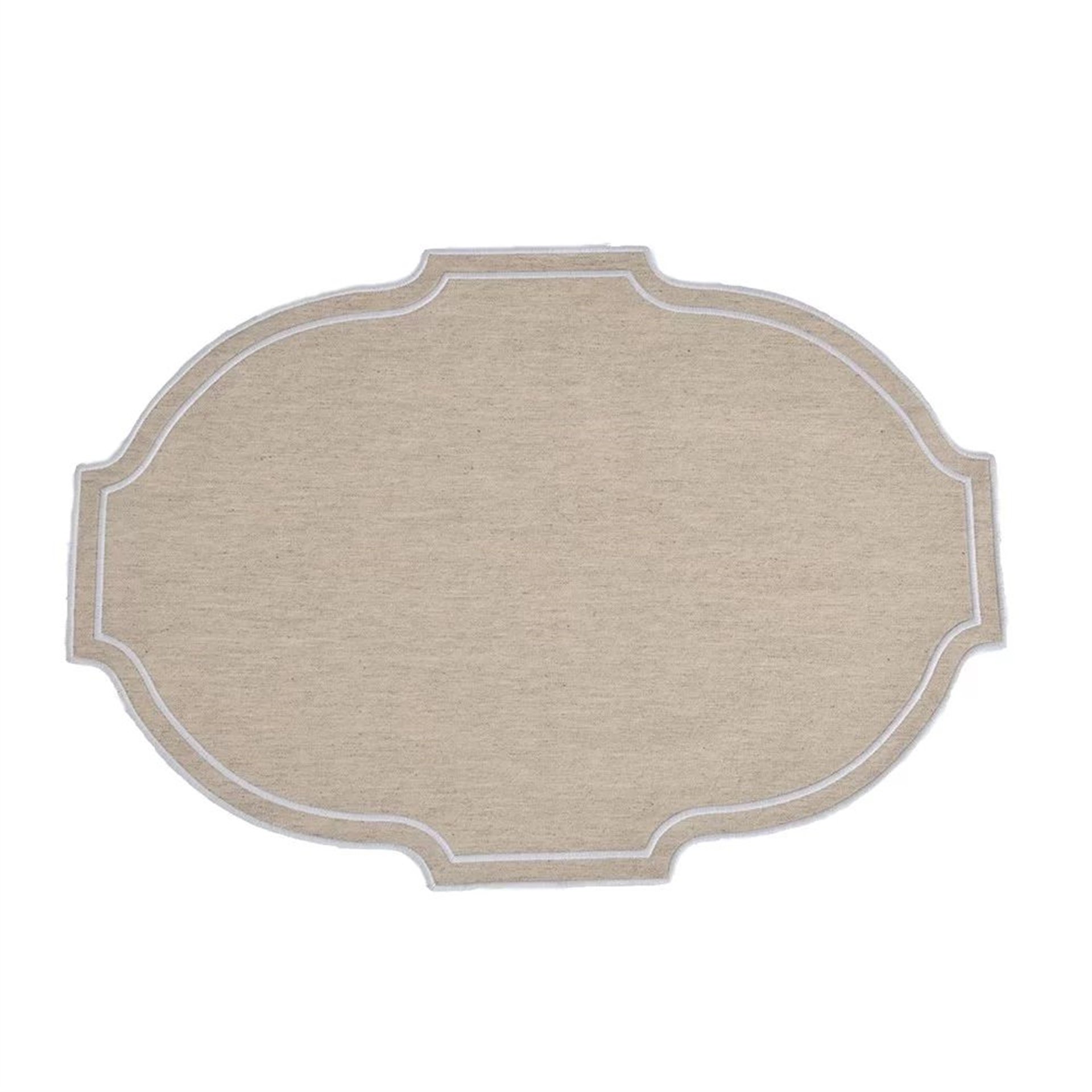 Derneme Naturel Beyaz Nakış Amerikan Servis