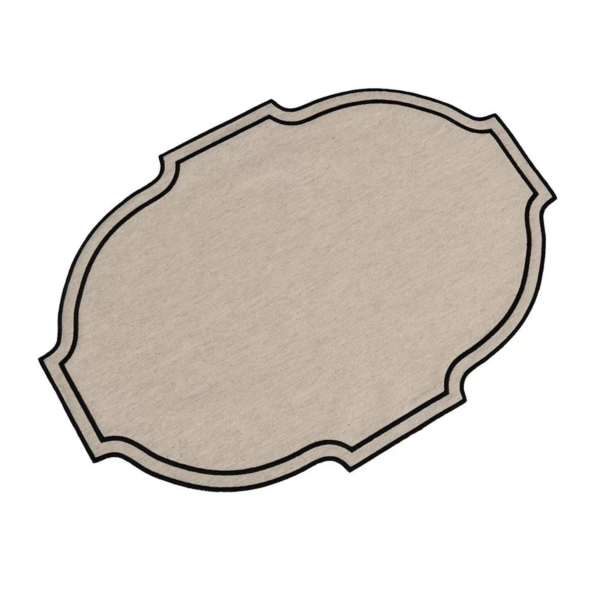 Derneme Naturel Siyah Nakış Amerikan Servis