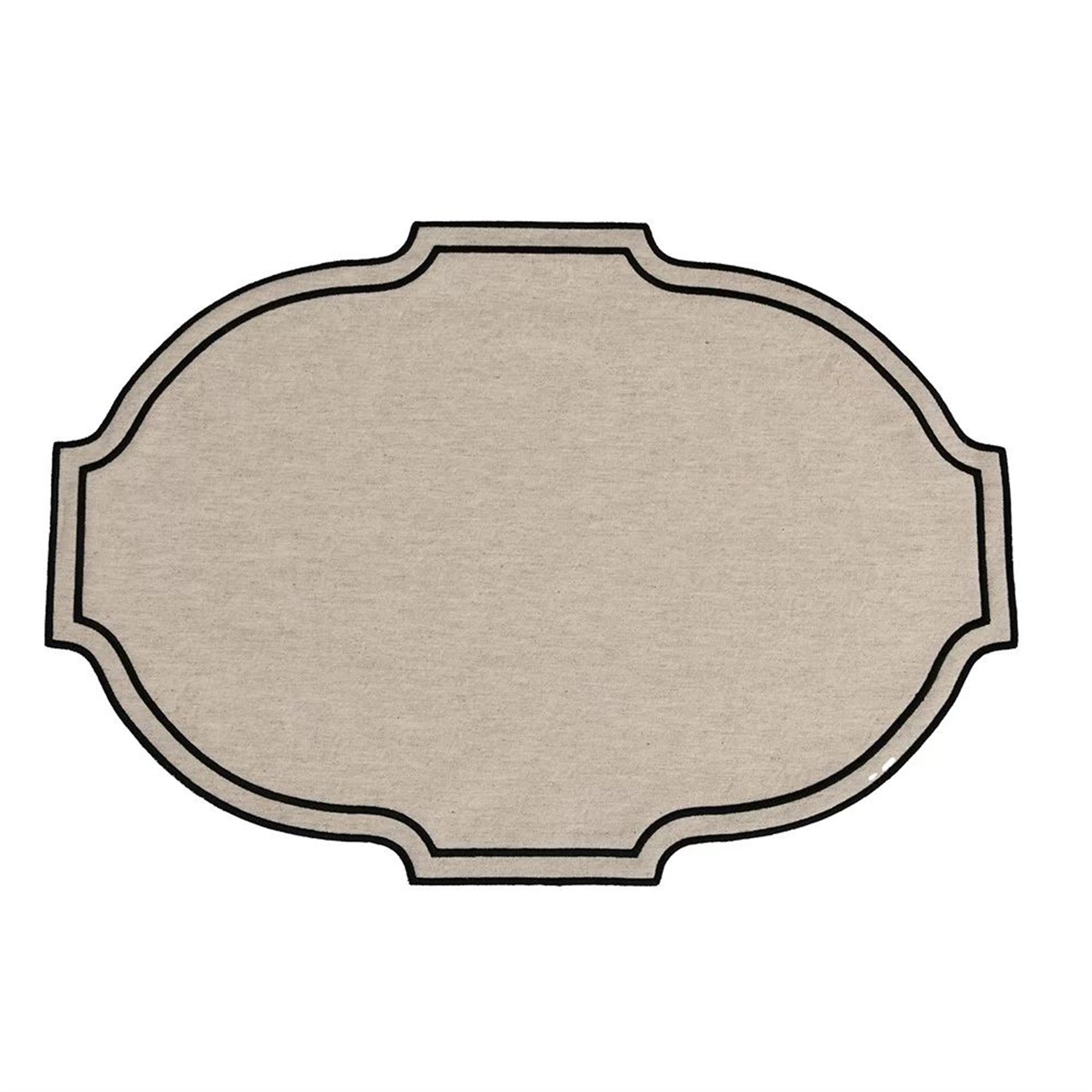 Derneme Naturel Siyah Nakış Amerikan Servis