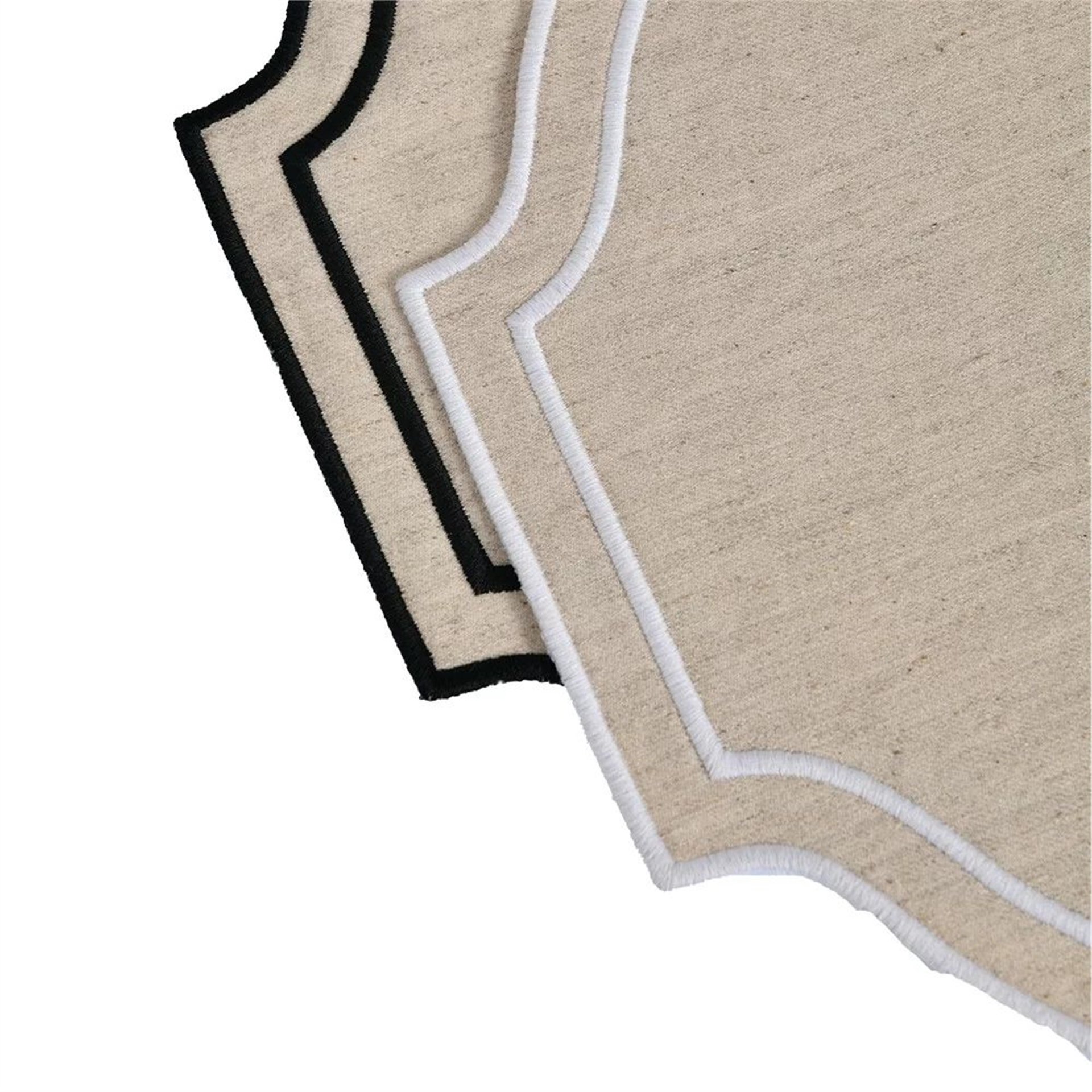 Derneme Naturel Siyah Nakış Amerikan Servis