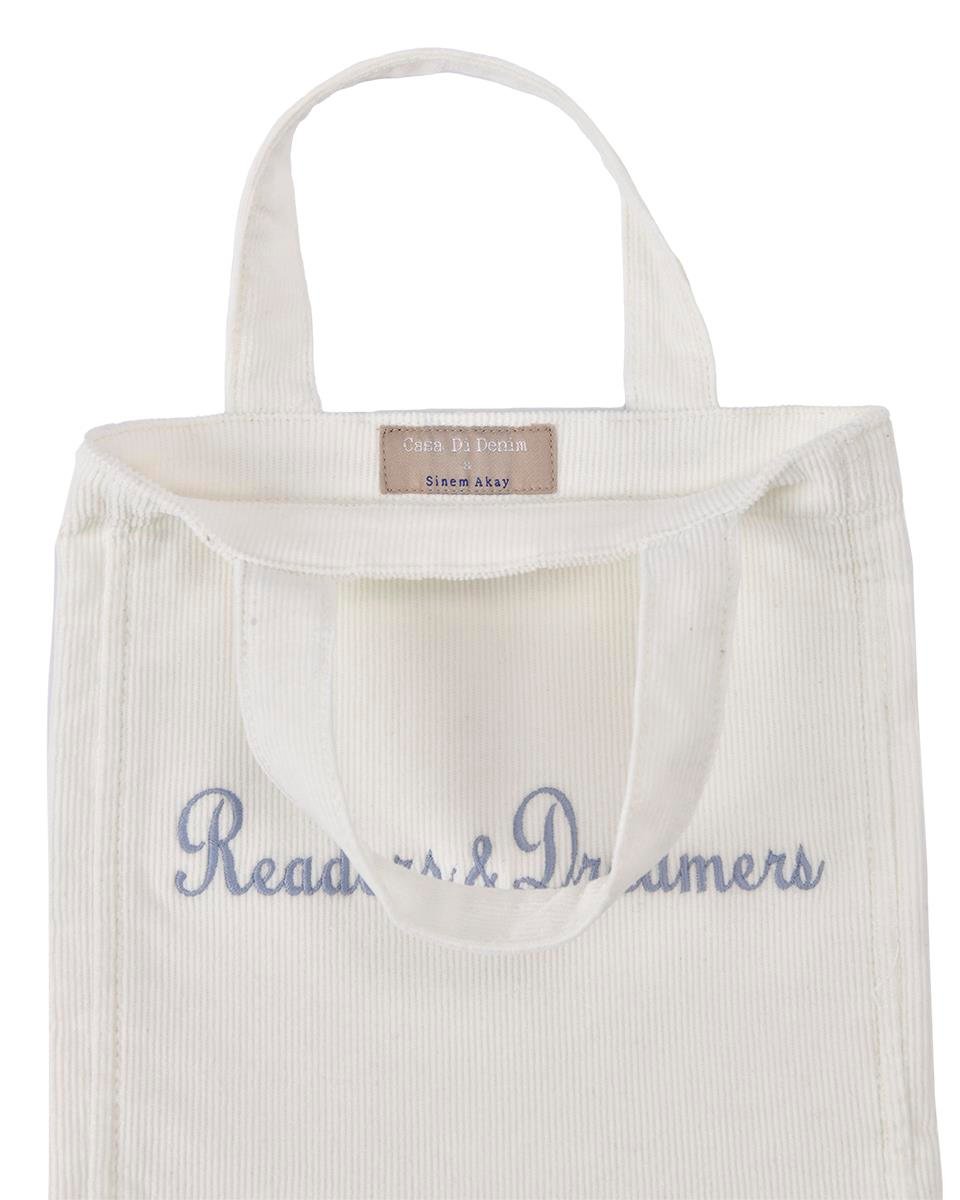 EKRU KADİFE KİTAP ÇANTASI 