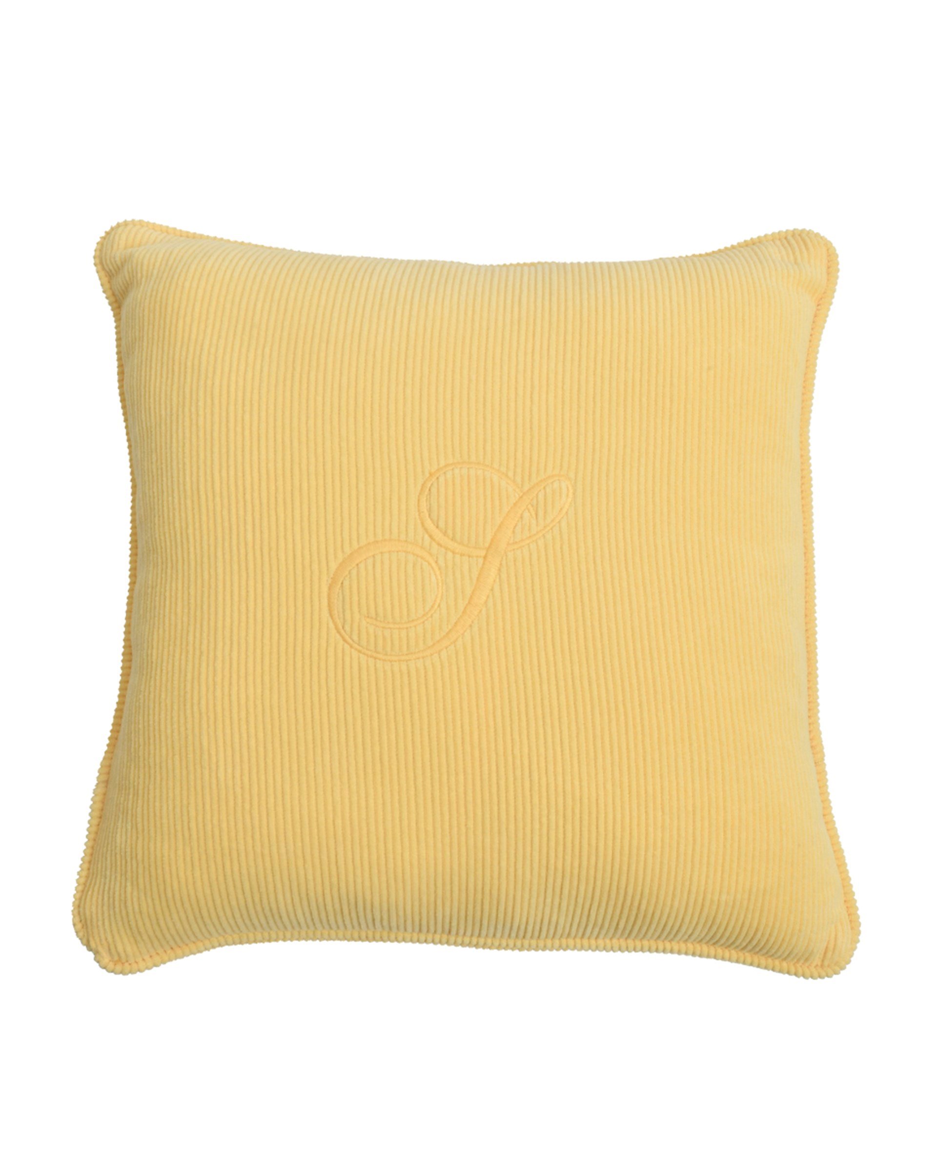 Wick velvet letter embroidery pillow 40x40 cm