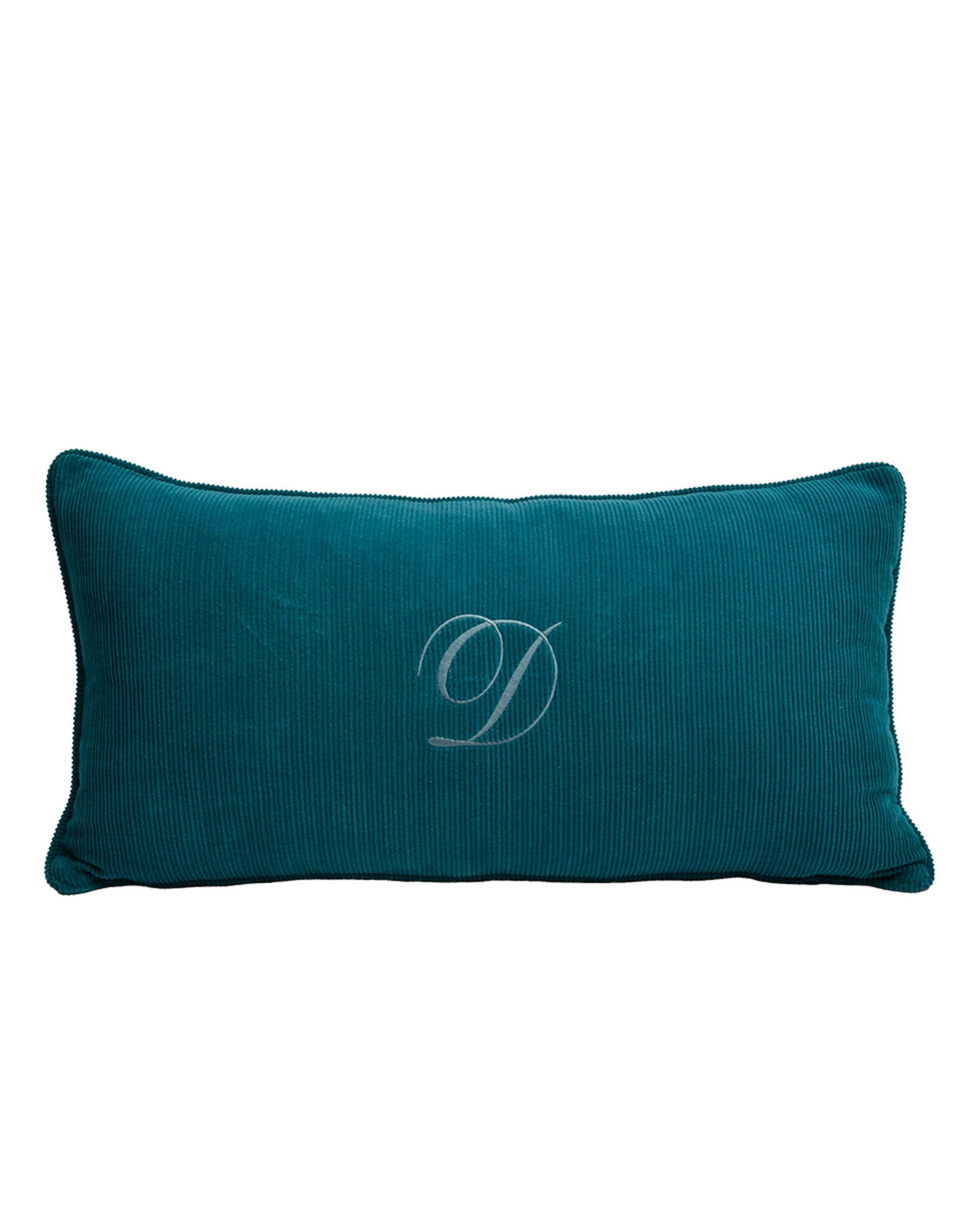 Wick Velvet Letter Embroidered Pillow 70x50 cm