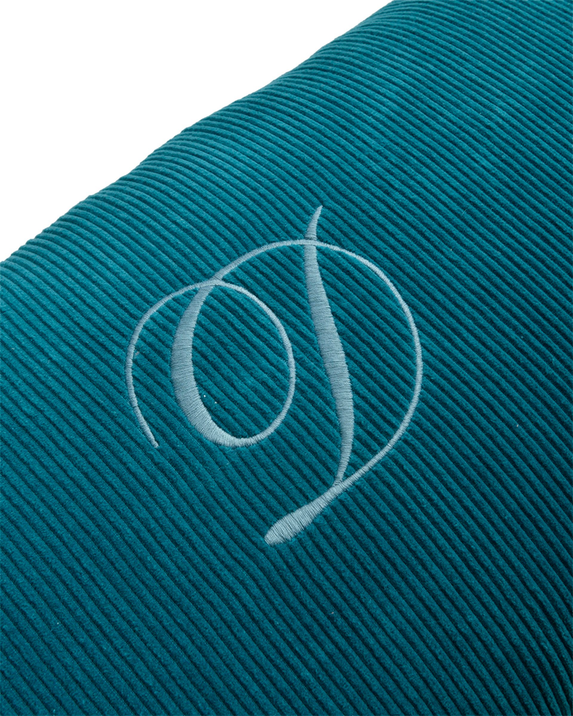 Wick Velvet Letter Embroidered Pillow 70x50 cm