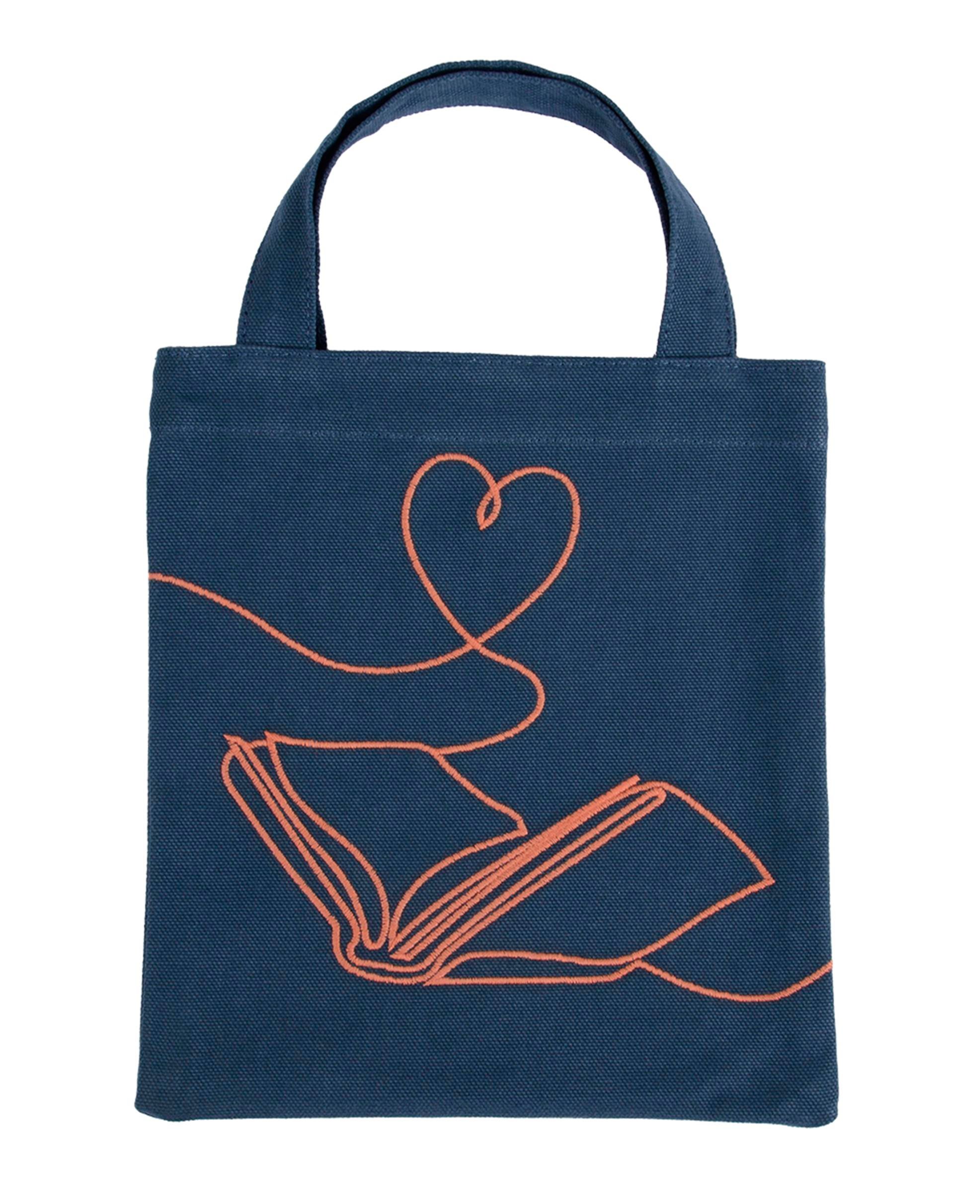 GRİ KANVAS KİTAP ÇANTASI