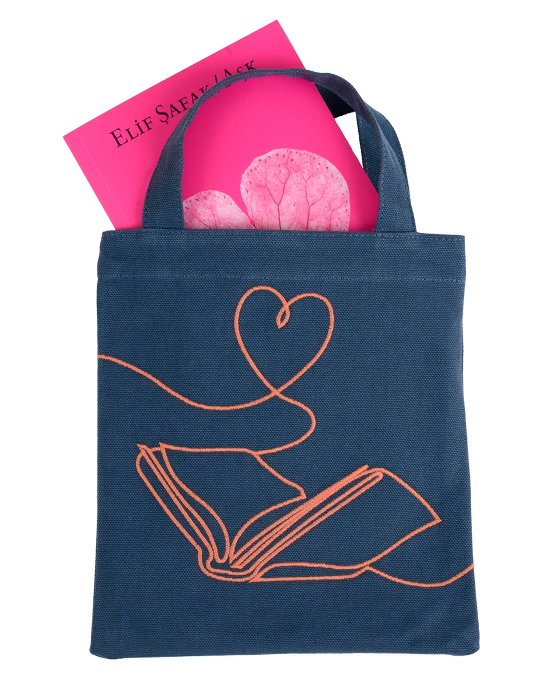 GRİ KANVAS KİTAP ÇANTASI