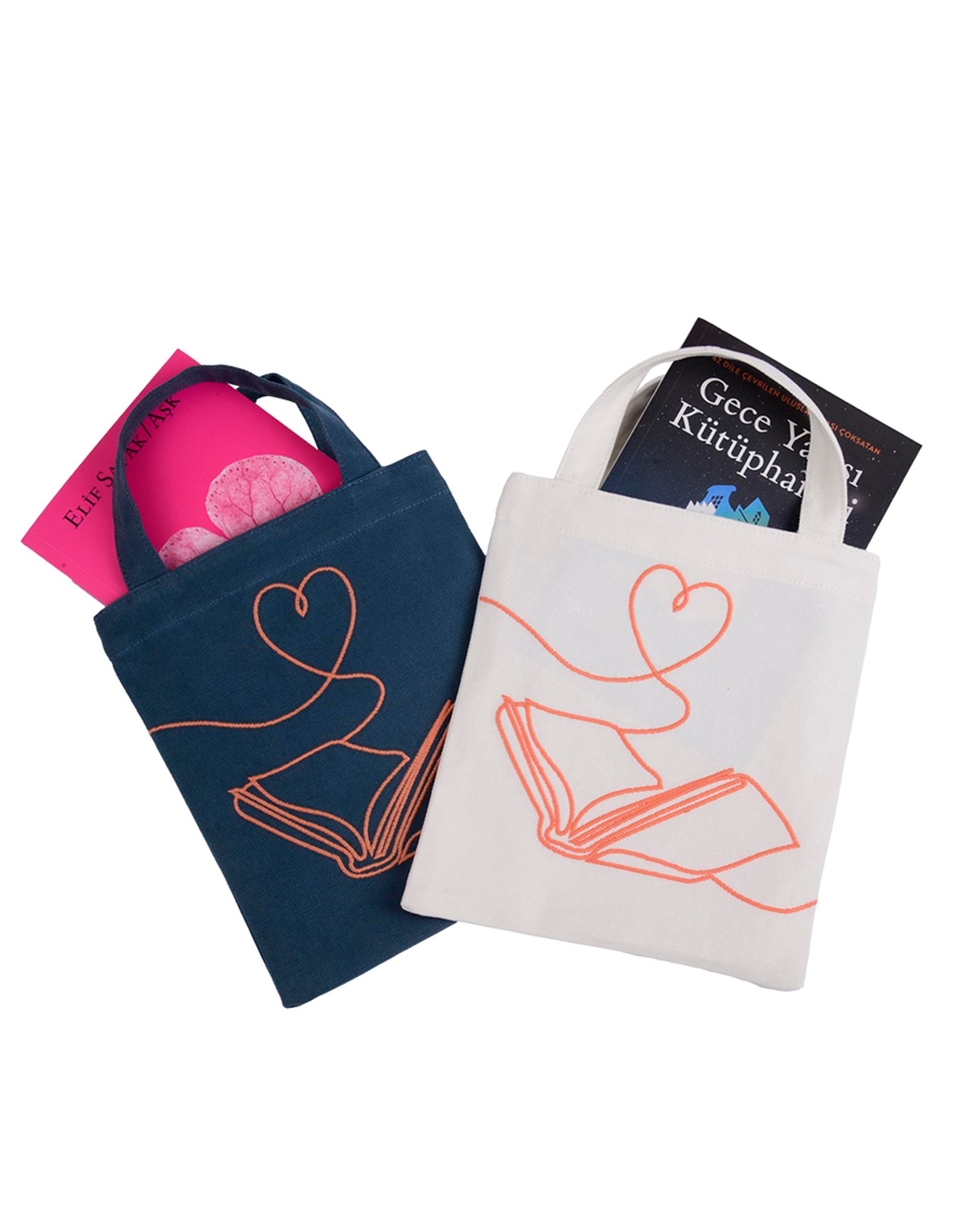 GRİ KANVAS KİTAP ÇANTASI