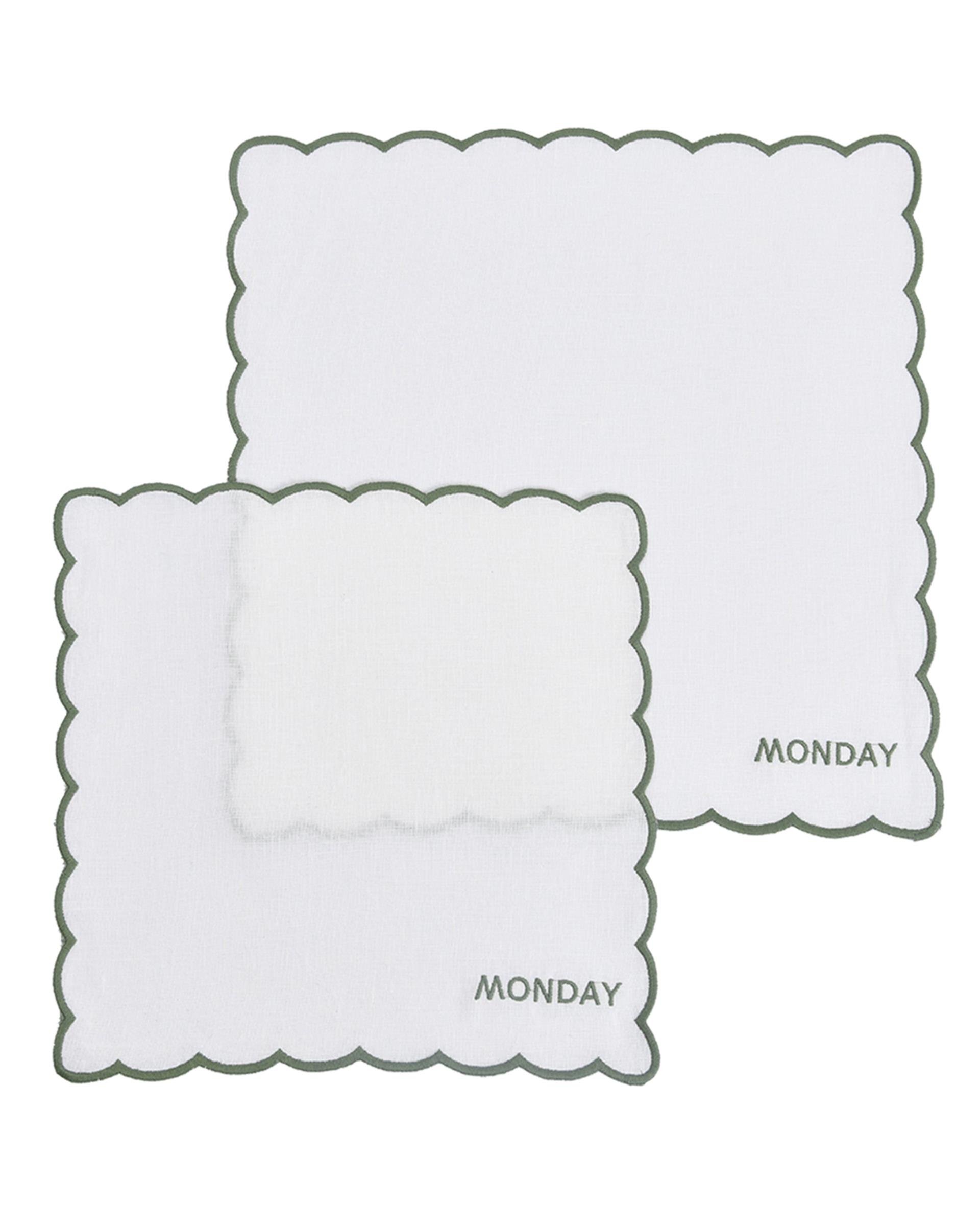 Haftanın Günleri Keten Peçete