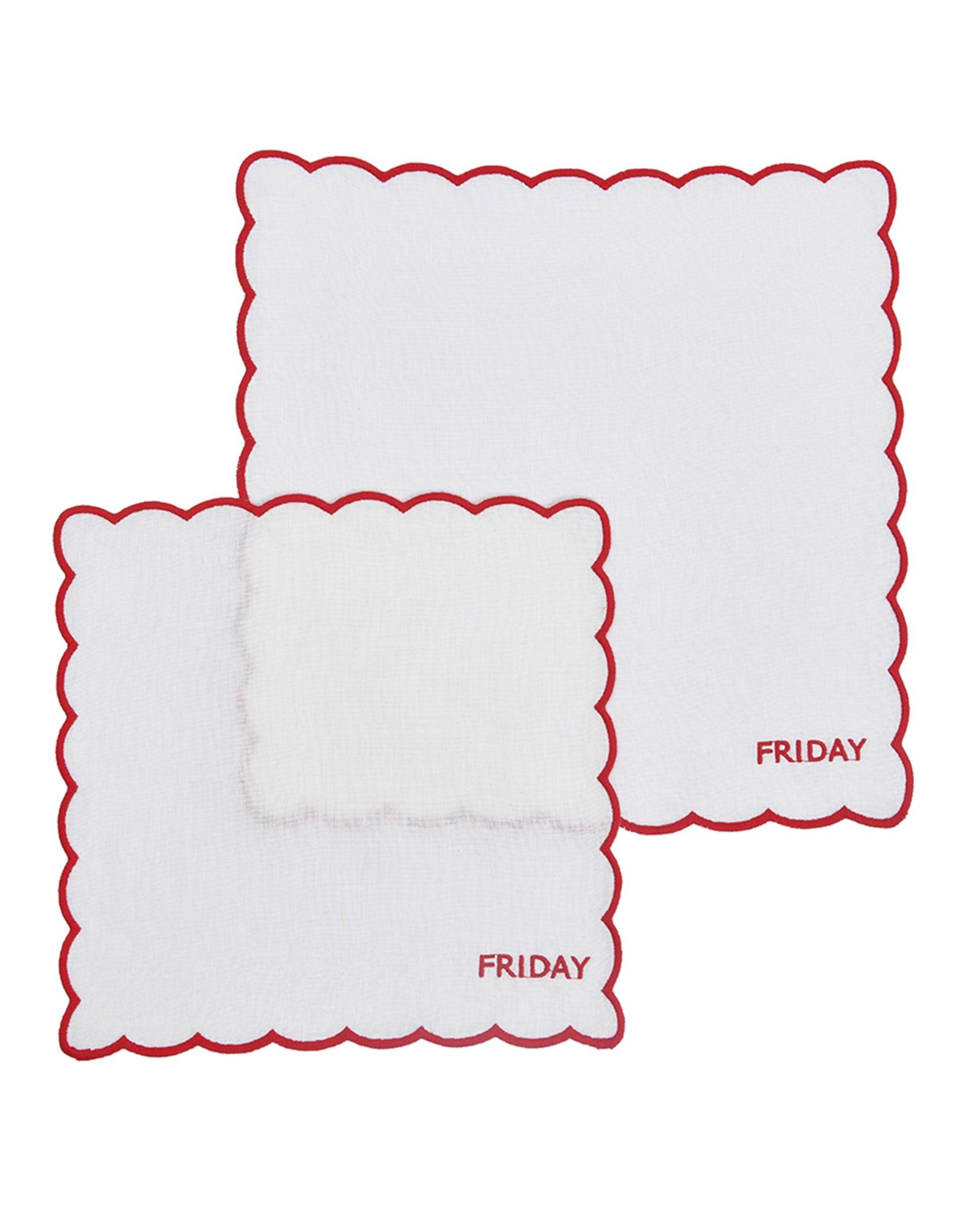 Haftanın Günleri Keten Peçete