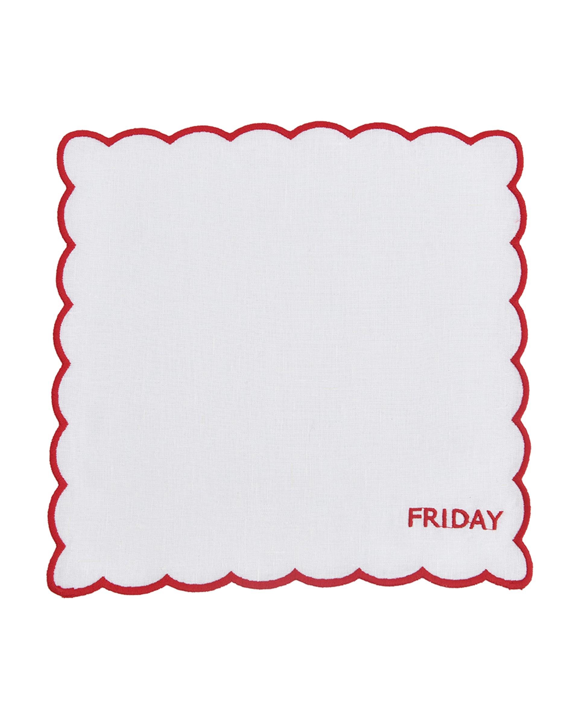 Haftanın Günleri Keten Peçete