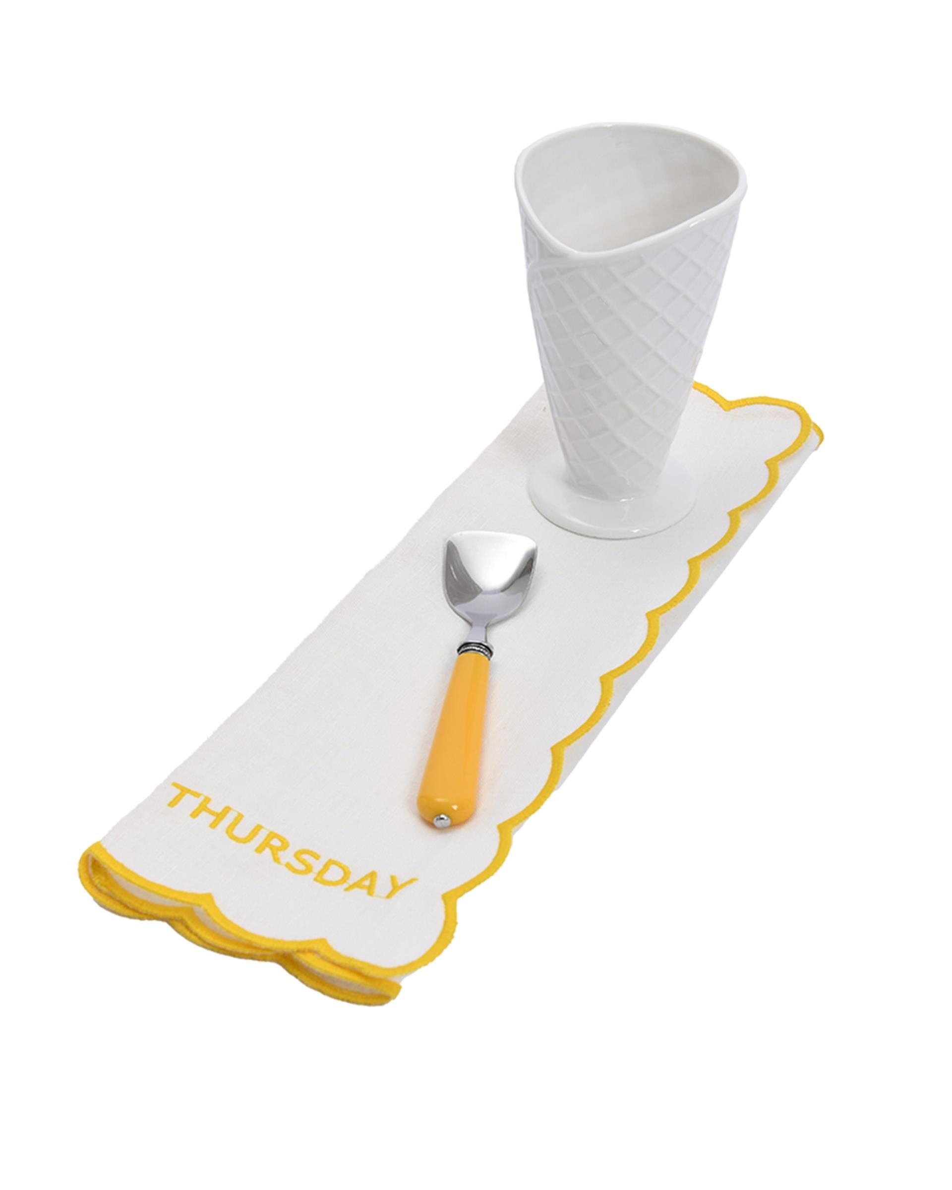 Haftanın Günleri Keten Peçete