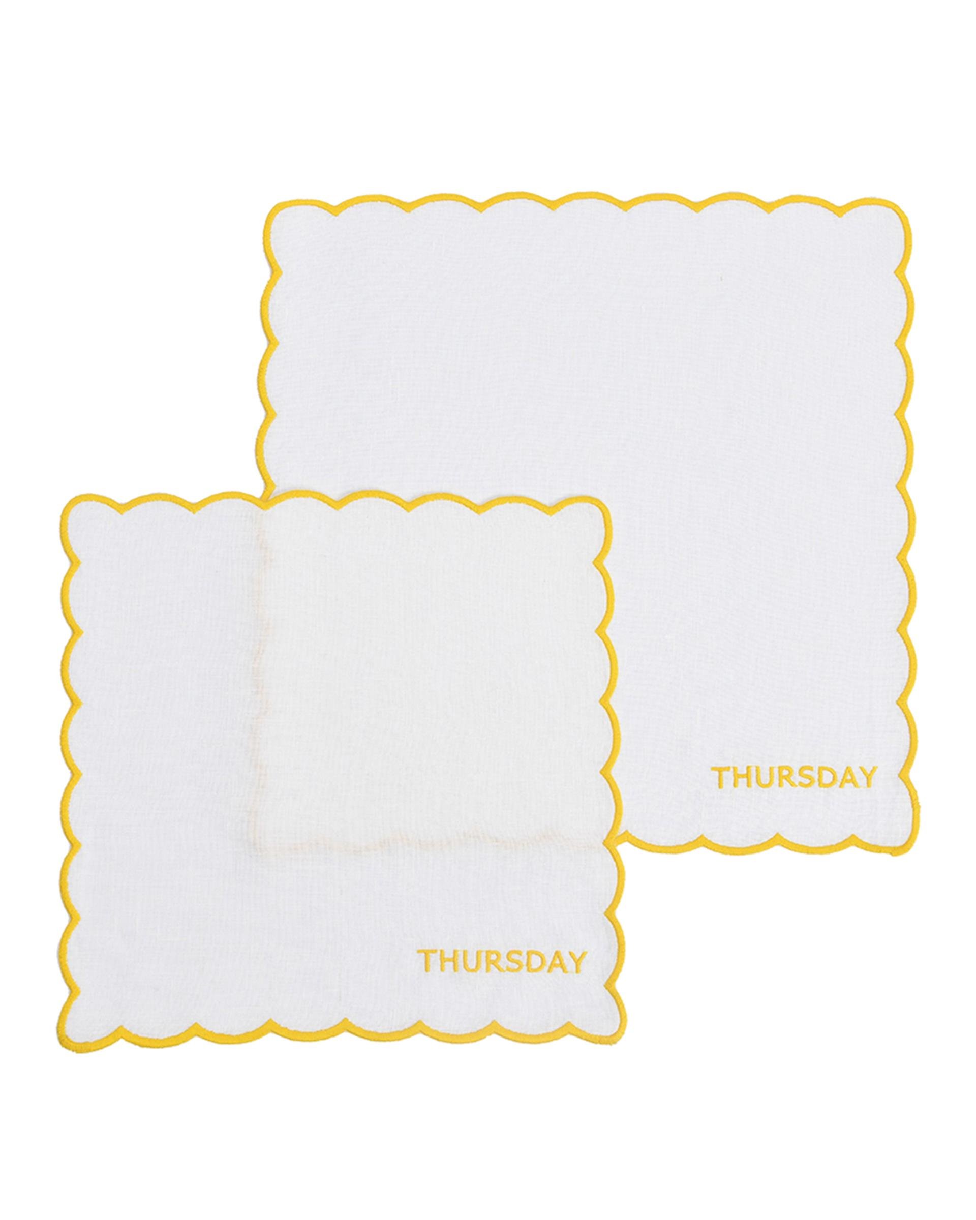 Haftanın Günleri Keten Peçete